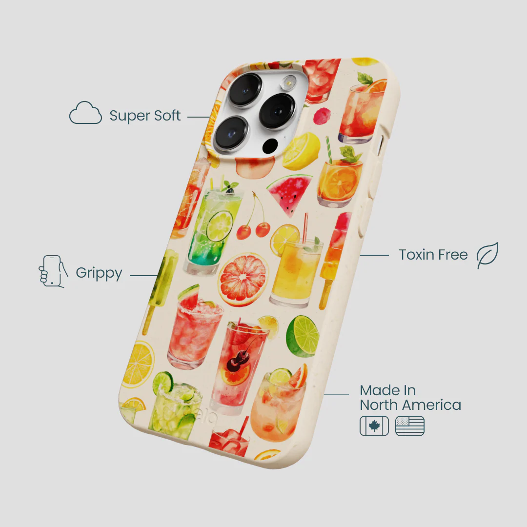 Seashell Sunset Sips iPhone 13 Pro Max Case - Image 4