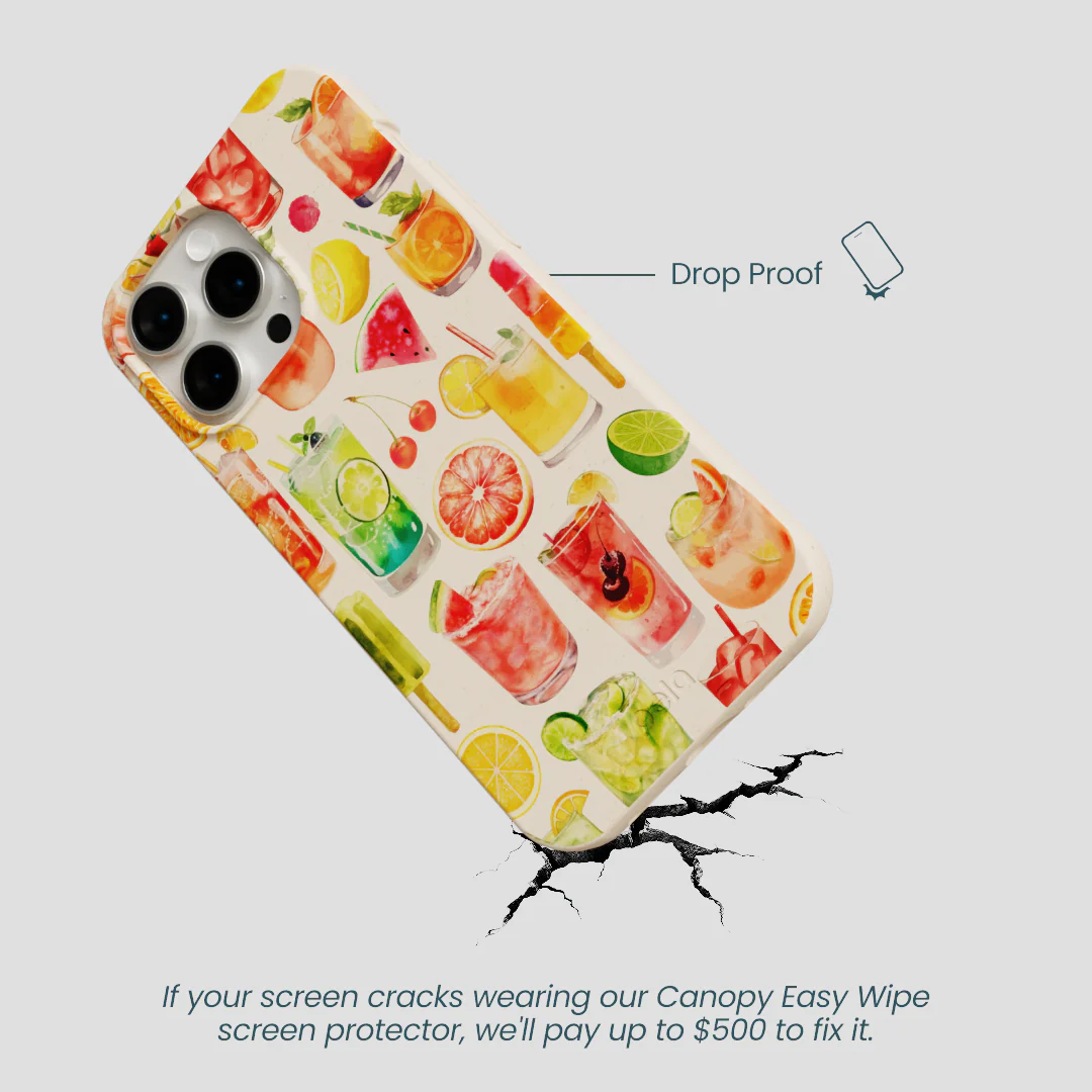 Seashell Sunset Sips iPhone 14 Pro Max Case - Image 5