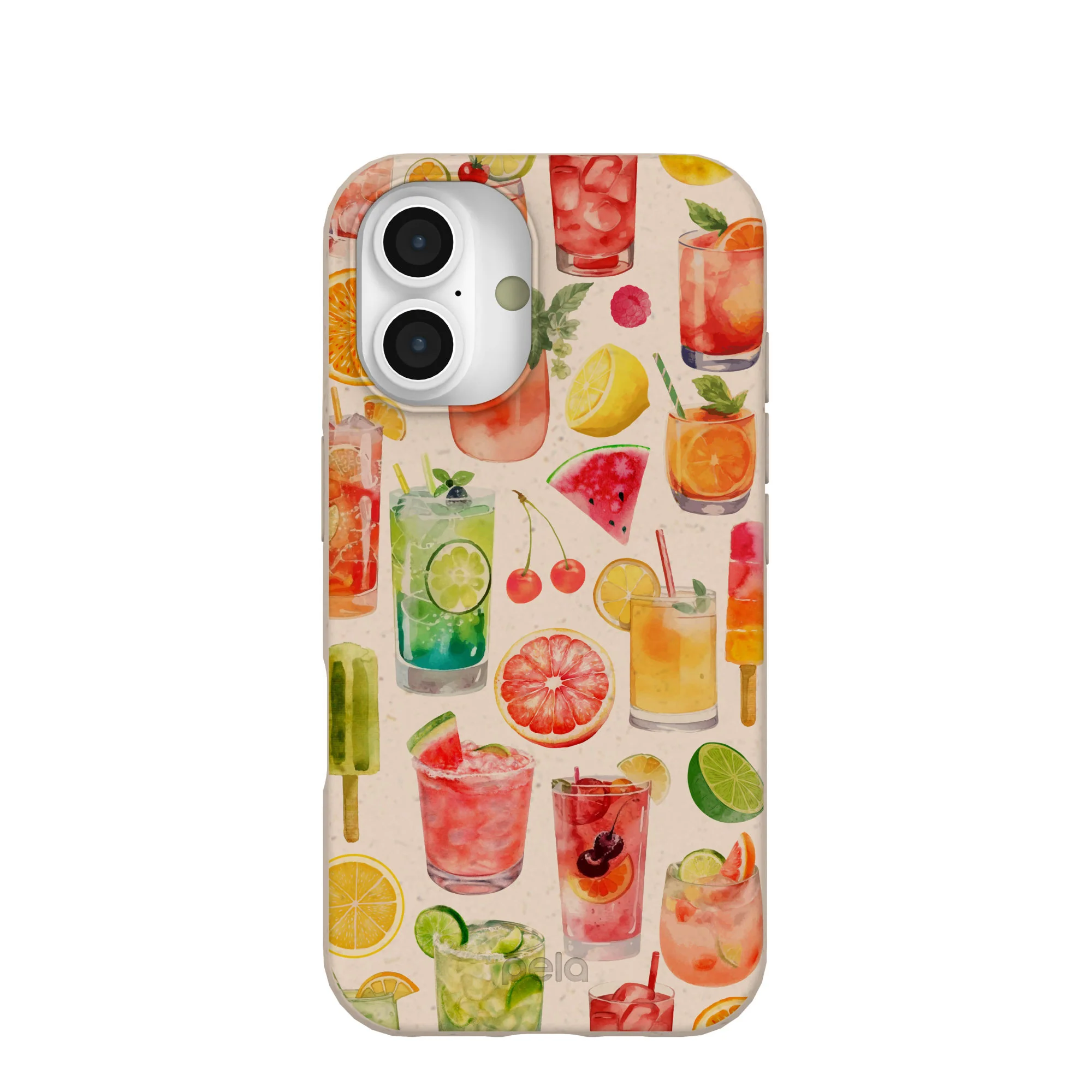 Seashell Sunset Sips iPhone 16 Case