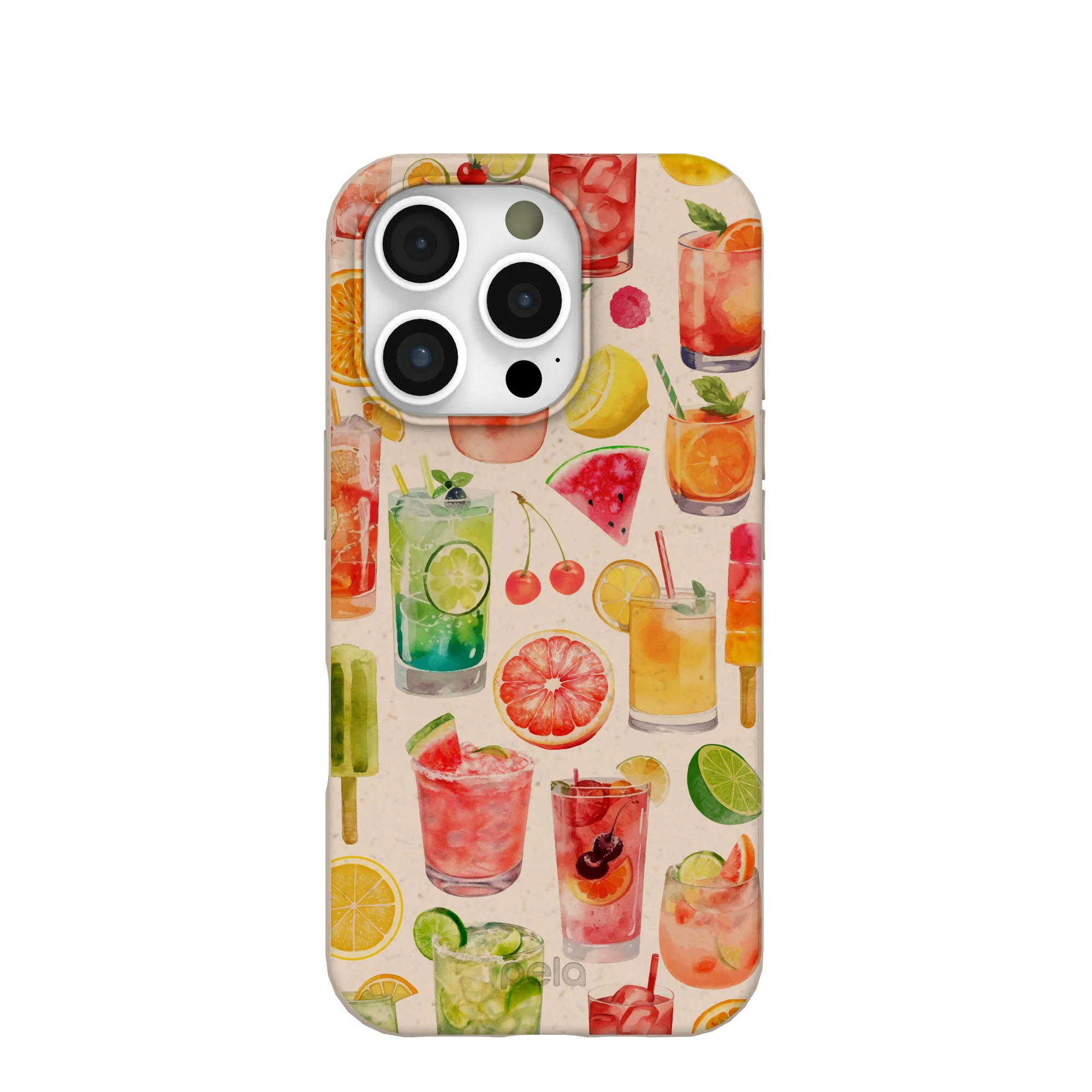 Seashell Sunset Sips iPhone 16 Pro Case