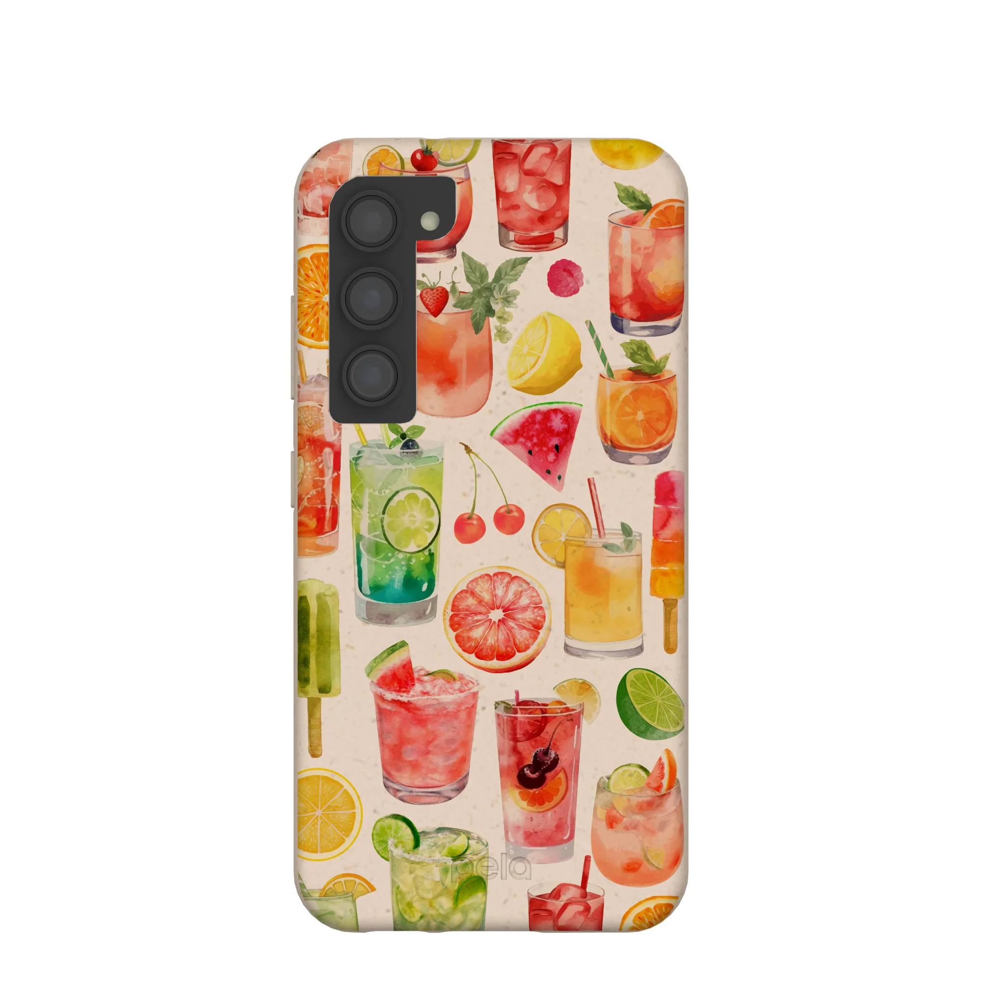 Seashell Sunset Sips Samsung Galaxy S23 Case
