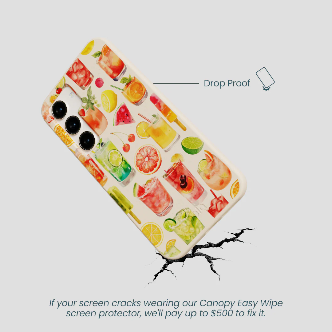 Seashell Sunset Sips Samsung Galaxy S23 Case - Image 5