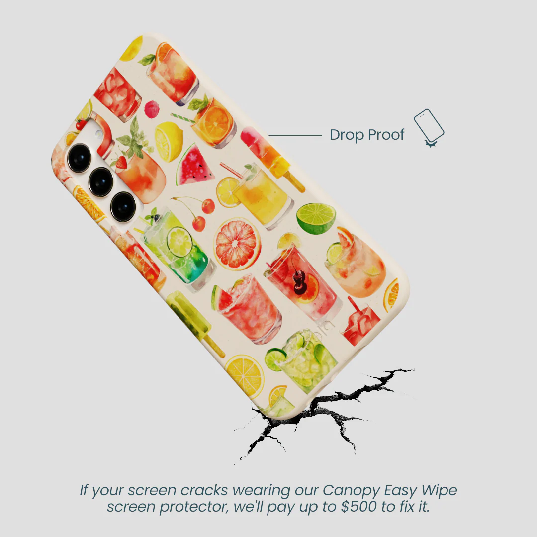 Seashell Sunset Sips Samsung Galaxy S23+(Plus) Case - Image 5