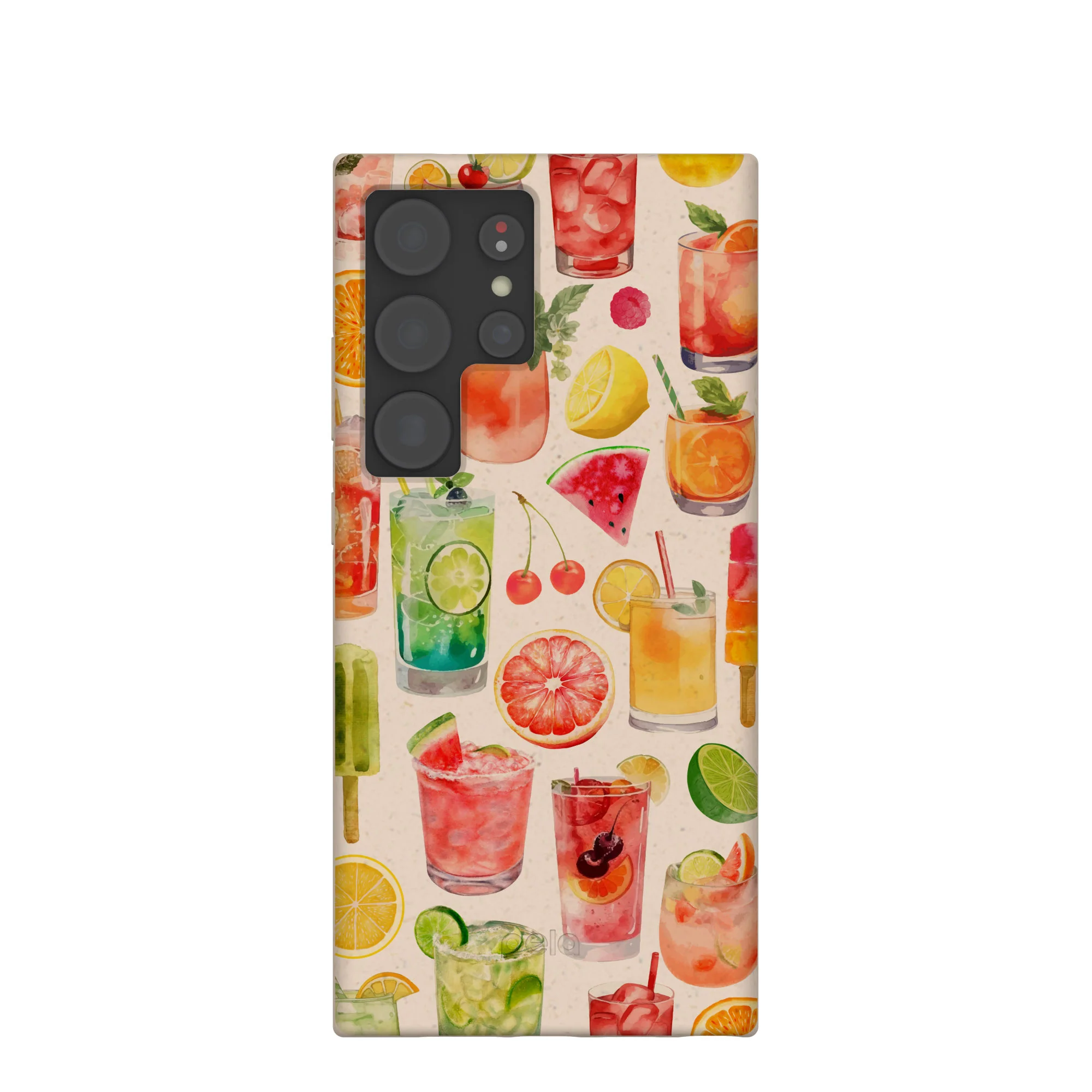 Seashell Sunset Sips Samsung Galaxy S24 Ultra Case