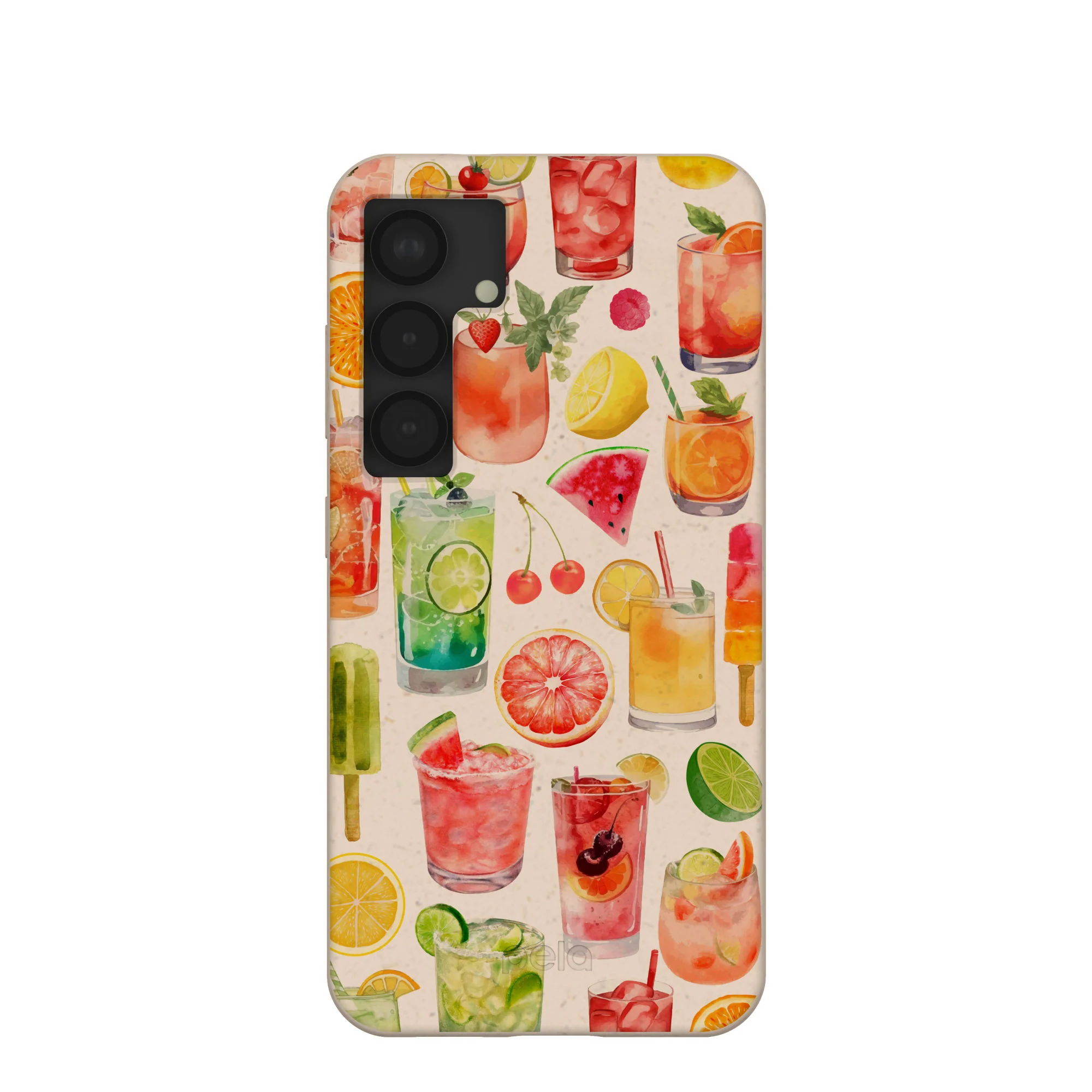 Seashell Sunset Sips Samsung Galaxy S25 Case