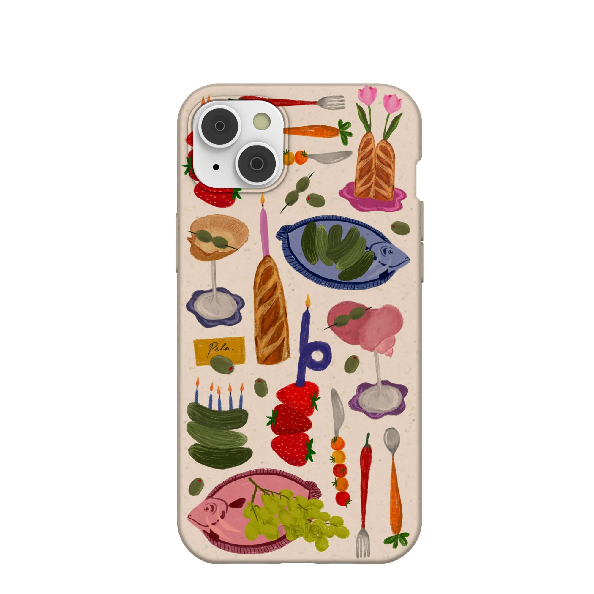 Seashell Surreal Soiree iPhone 14 Plus Case