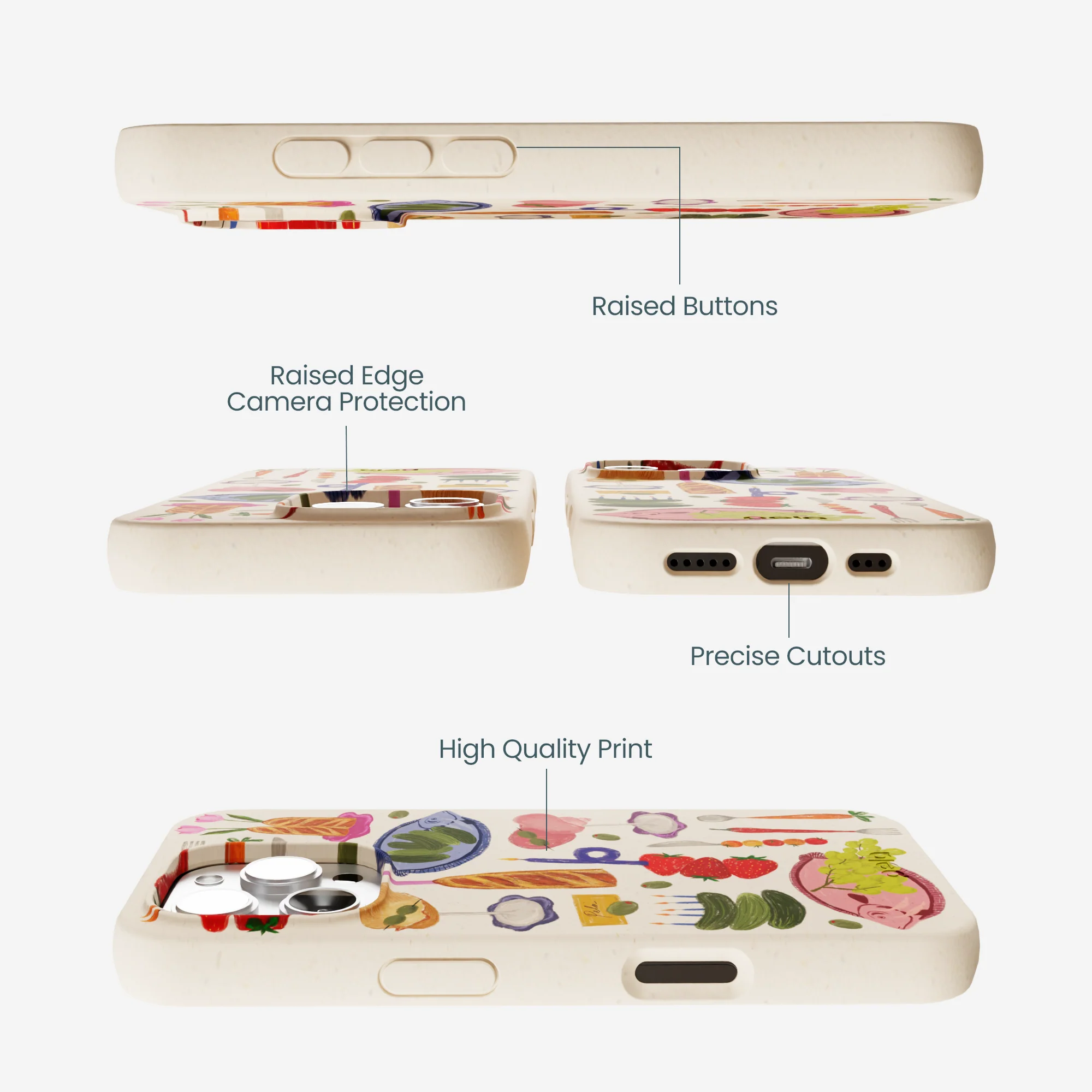 Seashell Surreal Soiree iPhone 16 Pro Max Case - Image 3