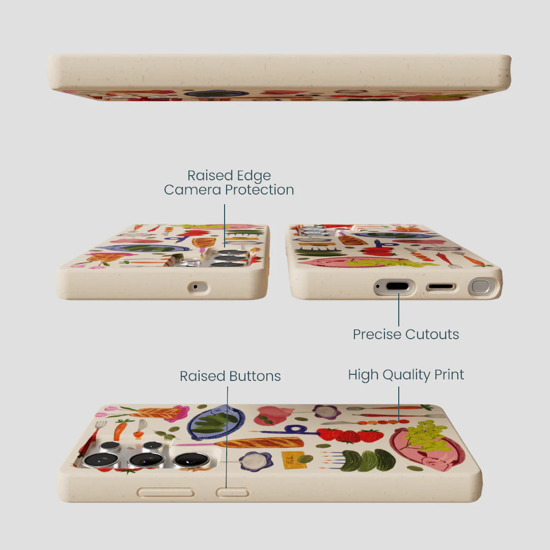 Seashell Surreal Soiree Samsung Galaxy S25 Ultra Case - Image 3