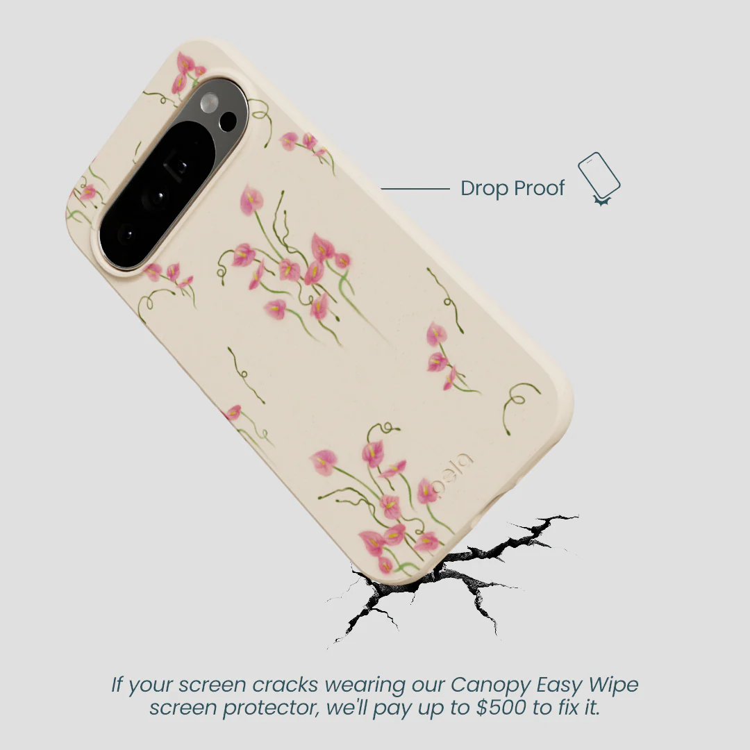 Seashell Sweet Anthuriums Google Pixel 10 Pro XL Case - Image 4