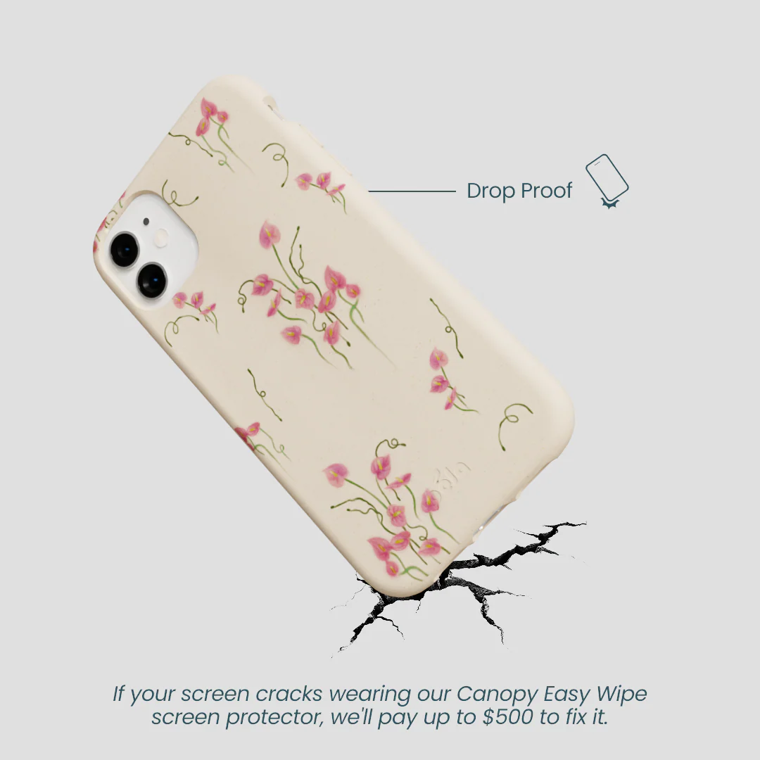 Seashell Sweet Anthuriums iPhone 11 Case - Image 5