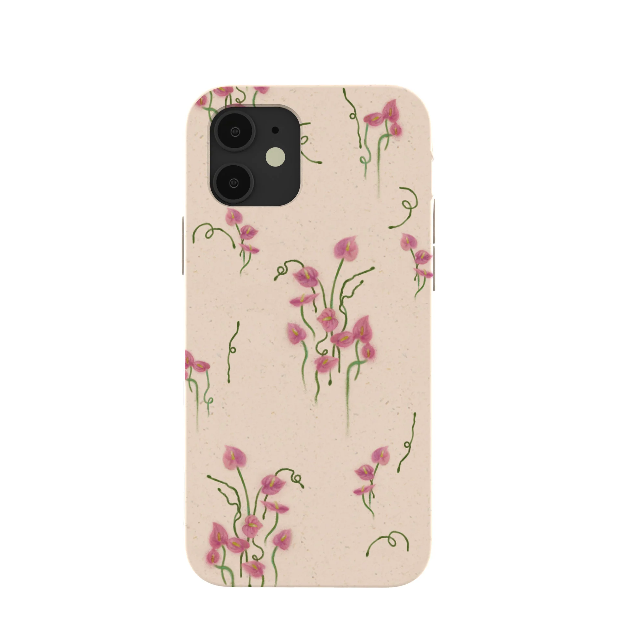 Seashell Sweet Anthuriums iPhone 12/ iPhone 12 Pro Case