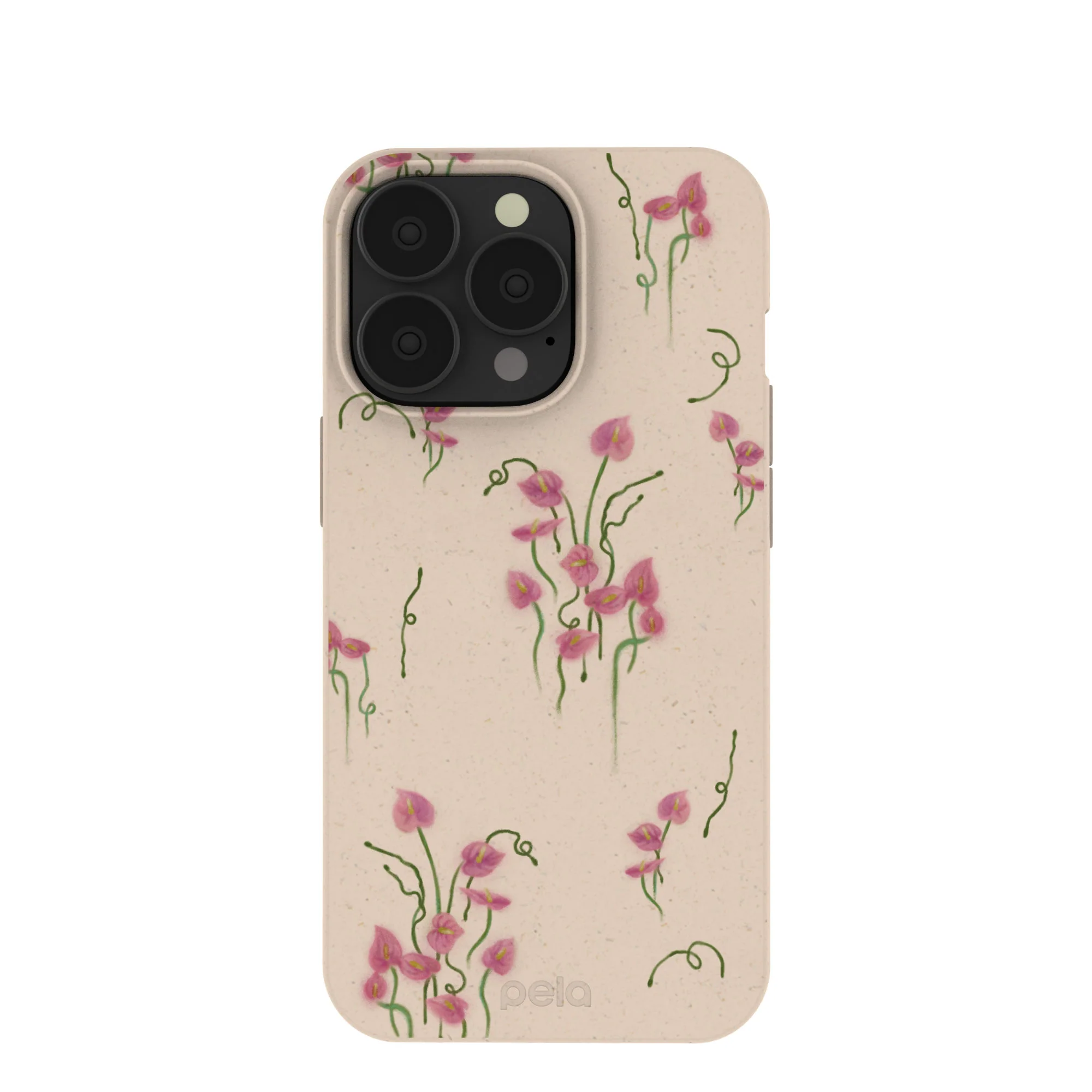 Seashell Sweet Anthuriums iPhone 13 Pro Case
