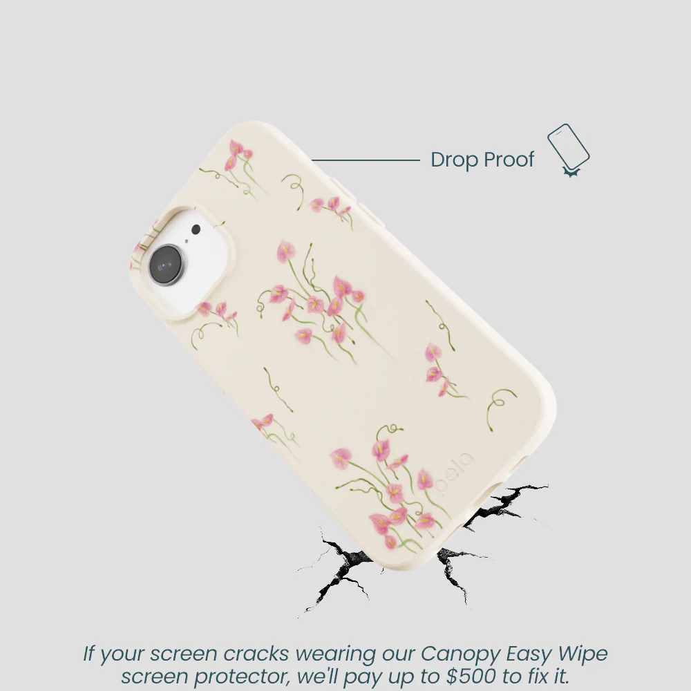 Seashell Sweet Anthuriums iPhone 16e/17e Case - Image 5
