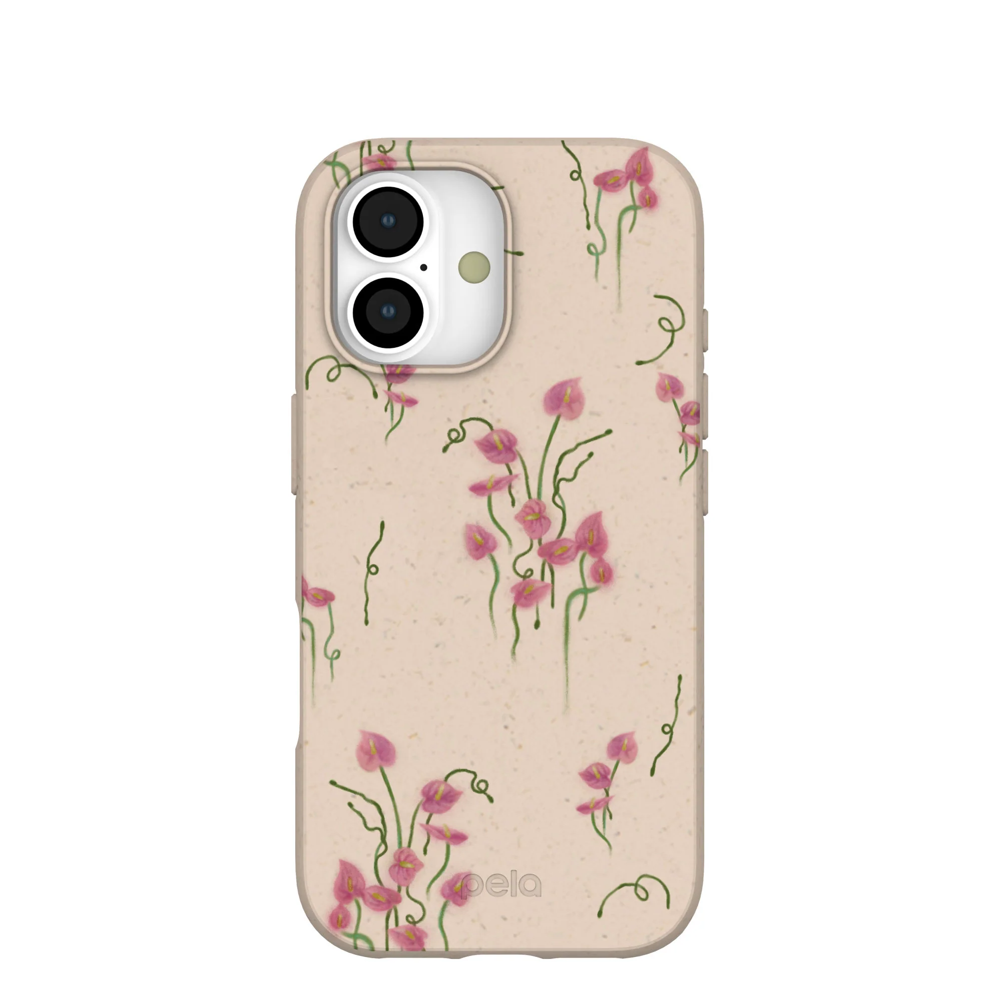 Seashell Sweet Anthuriums iPhone 17 Case