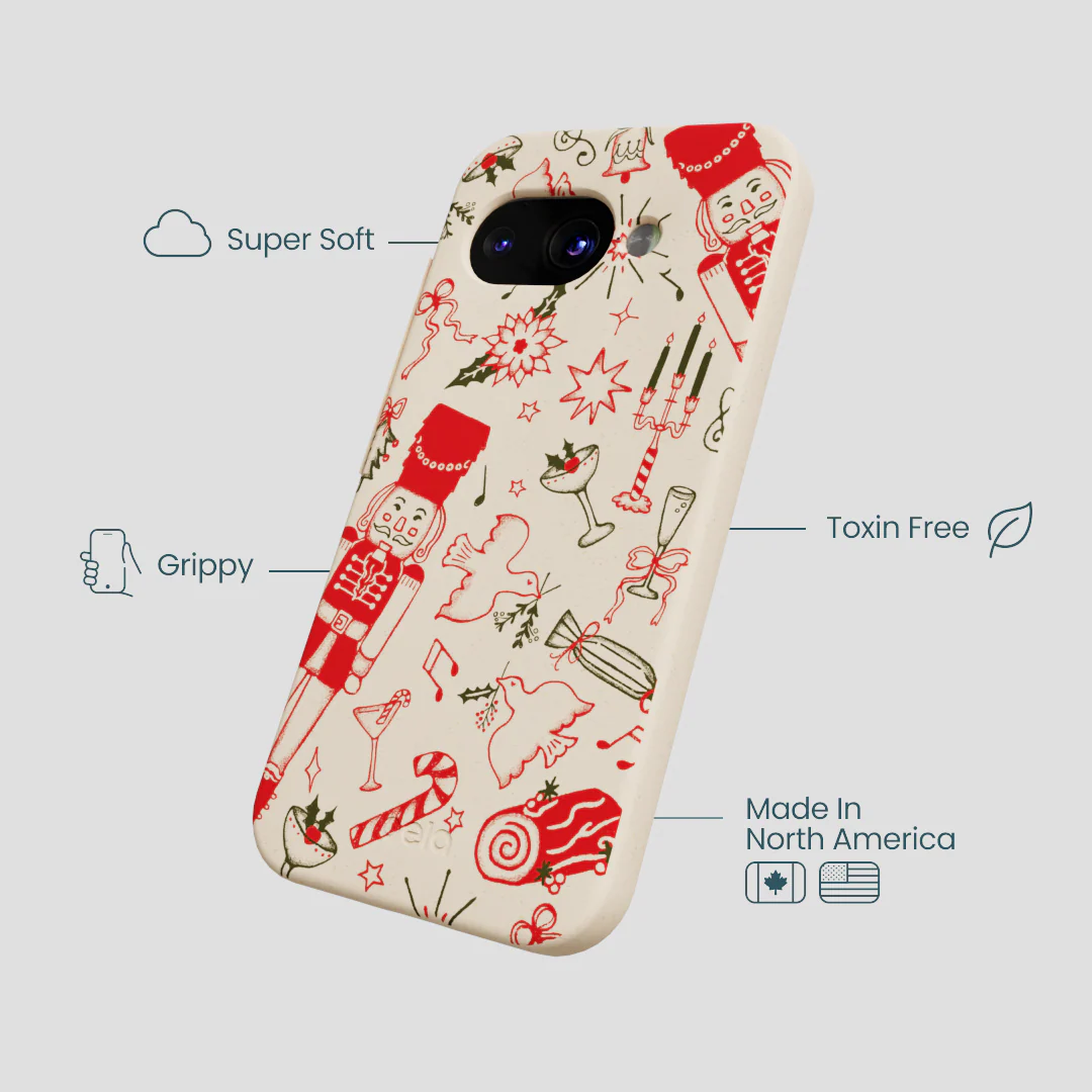 Seashell Sweet Nutcracker Mix Google Pixel 9a Case - Image 4