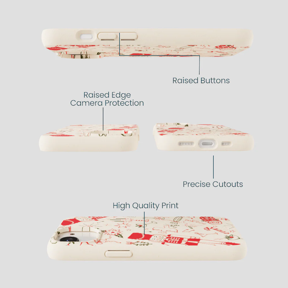 Seashell Sweet Nutcracker Mix iPhone 16e/17e Case - Image 3