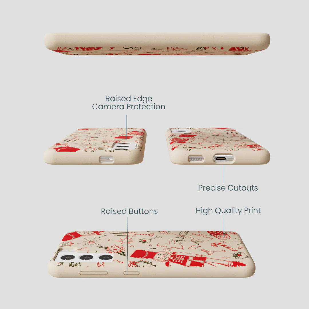 Seashell Sweet Nutcracker Mix Samsung Galaxy S21 Case - Image 3