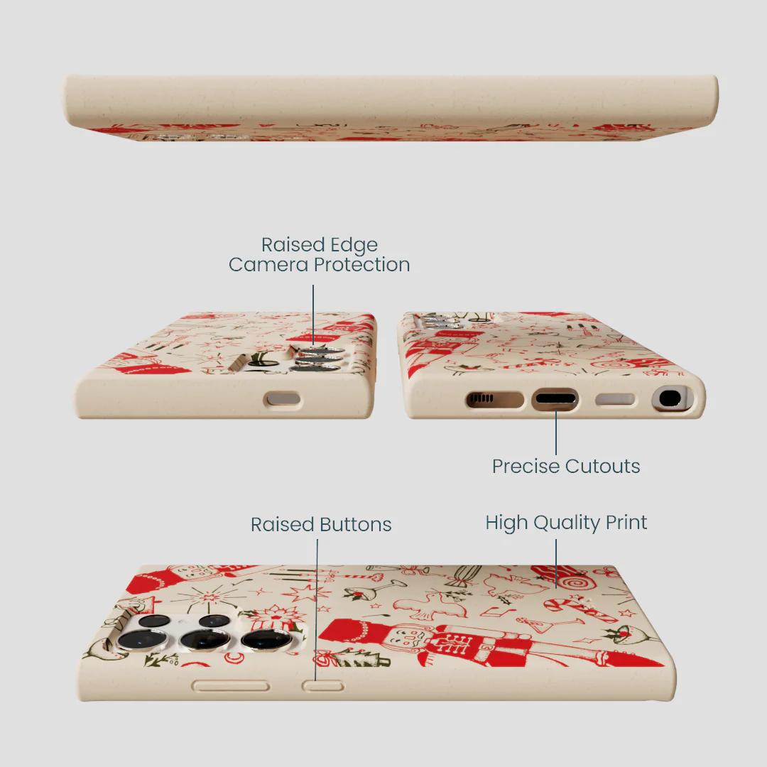 Seashell Sweet Nutcracker Mix Samsung Galaxy S24 Ultra Case - Image 3