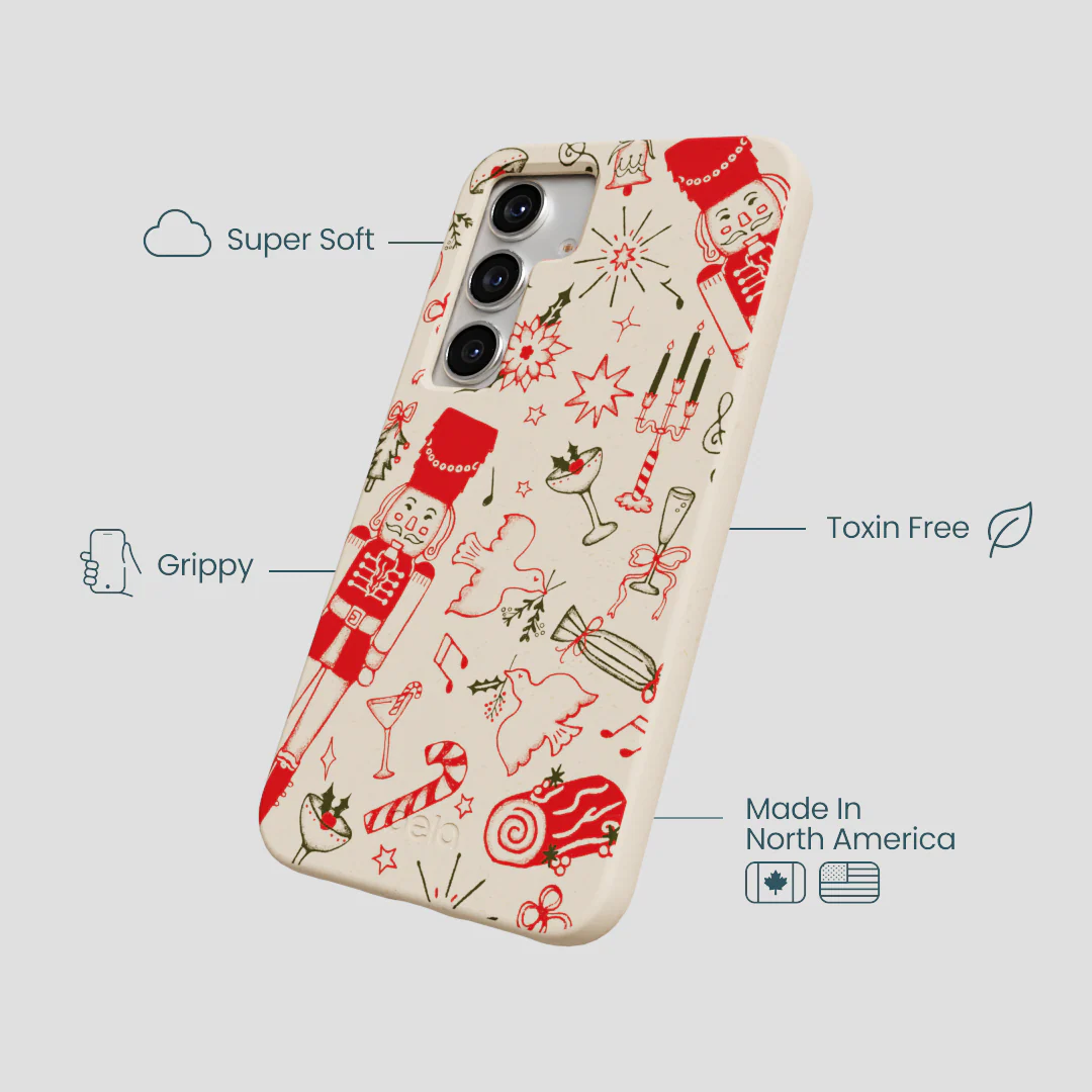 Seashell Sweet Nutcracker Mix Samsung Galaxy S25 Case - Image 4