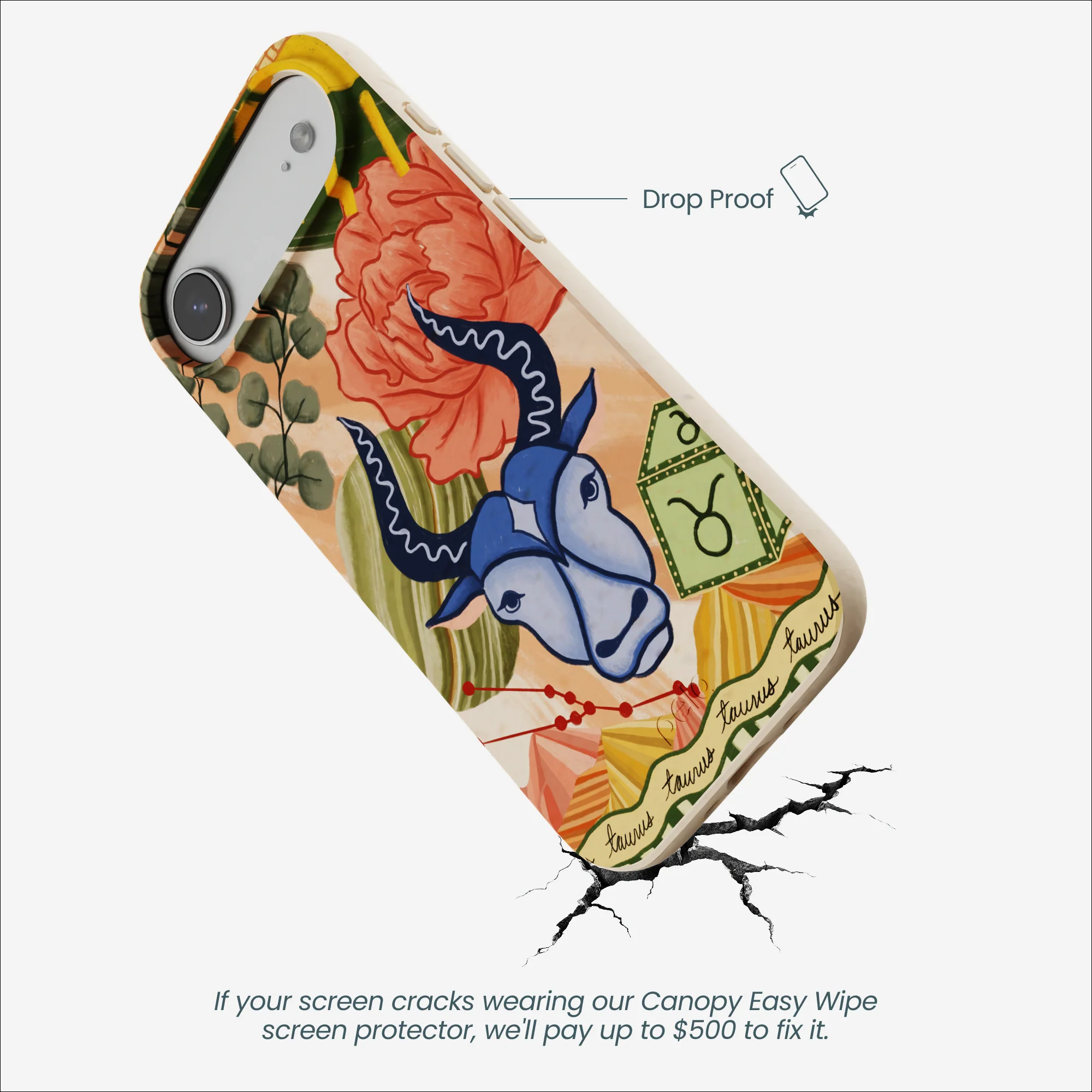 Seashell Taurus Bull iPhone Air Case - Image 4