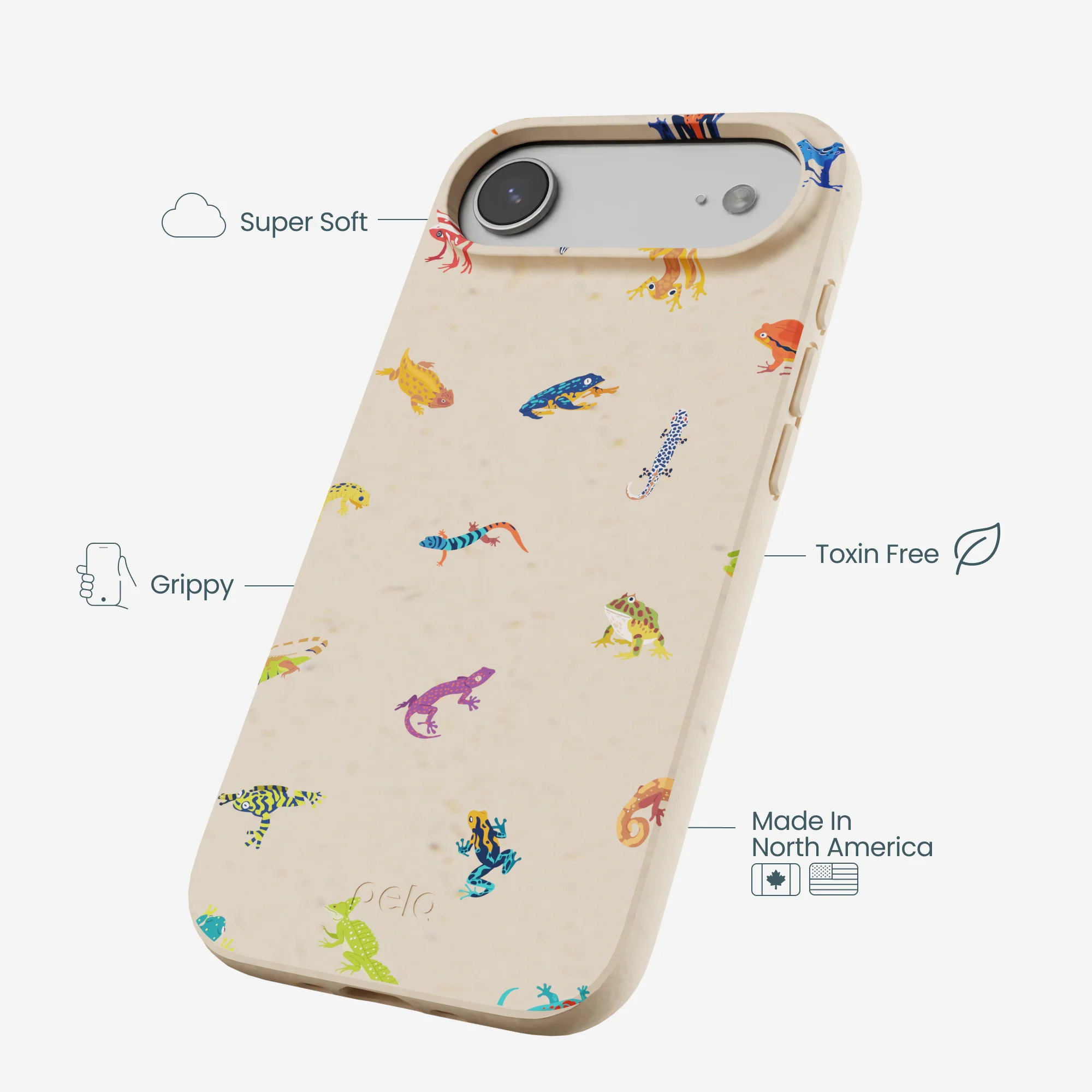 Seashell Tiny Amphibians iPhone Air Case - Image 4