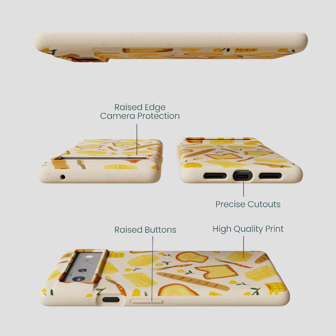 Seashell Toast Garden Google Pixel 6 Case - Image 3