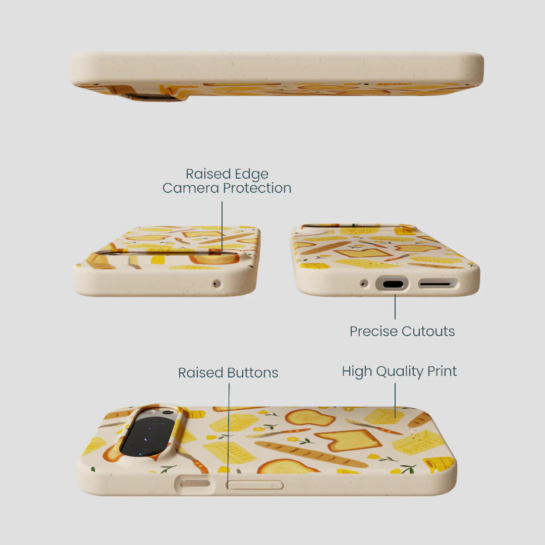 Seashell Toast Garden Google Pixel 9/9 Pro Case - Image 3