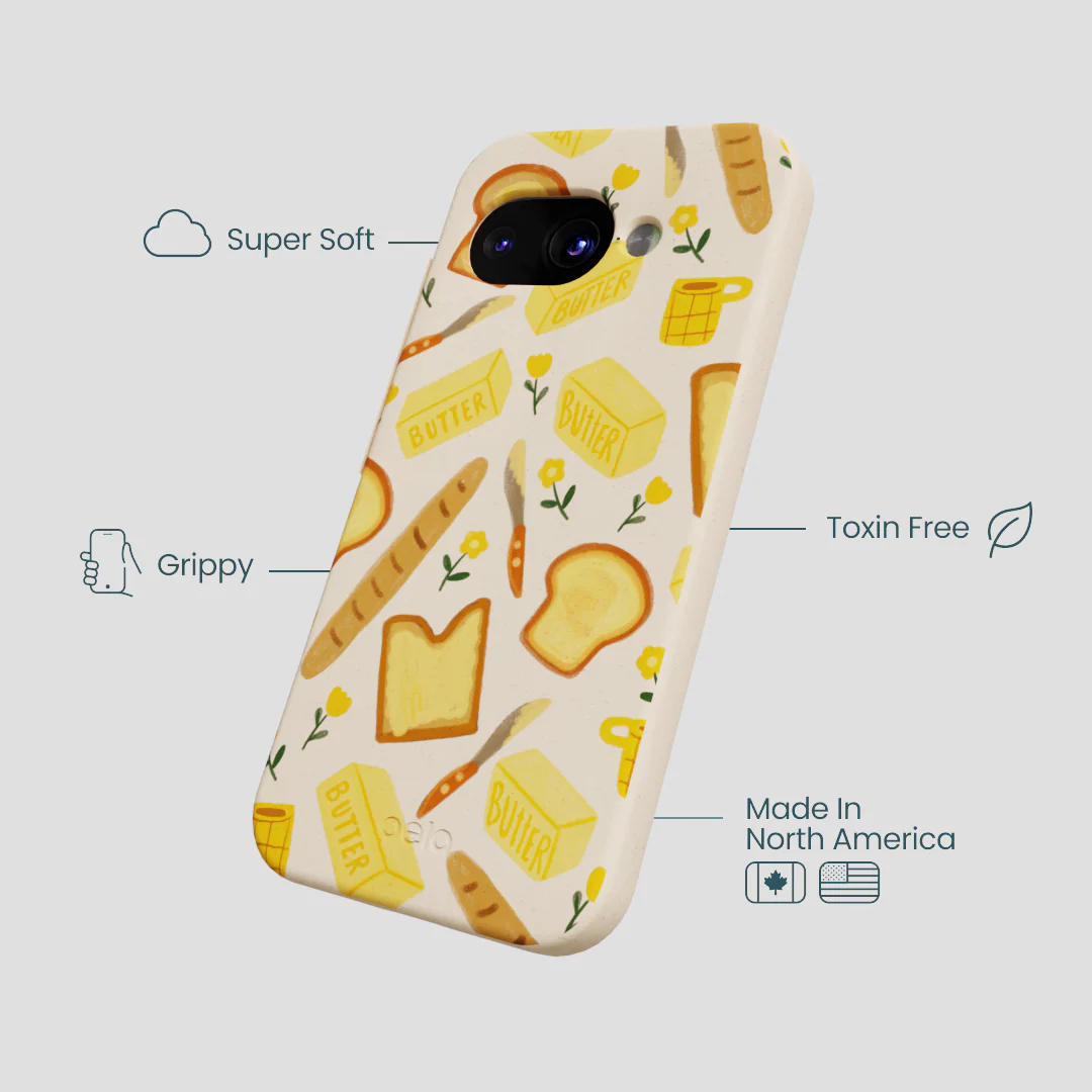 Seashell Toast Garden Google Pixel 9a Case - Image 4