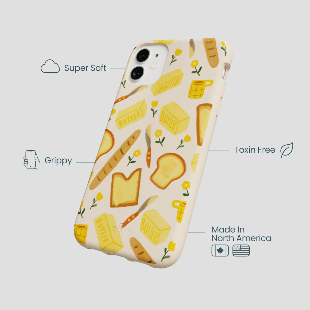 Seashell Toast Garden iPhone 11 Case - Image 4