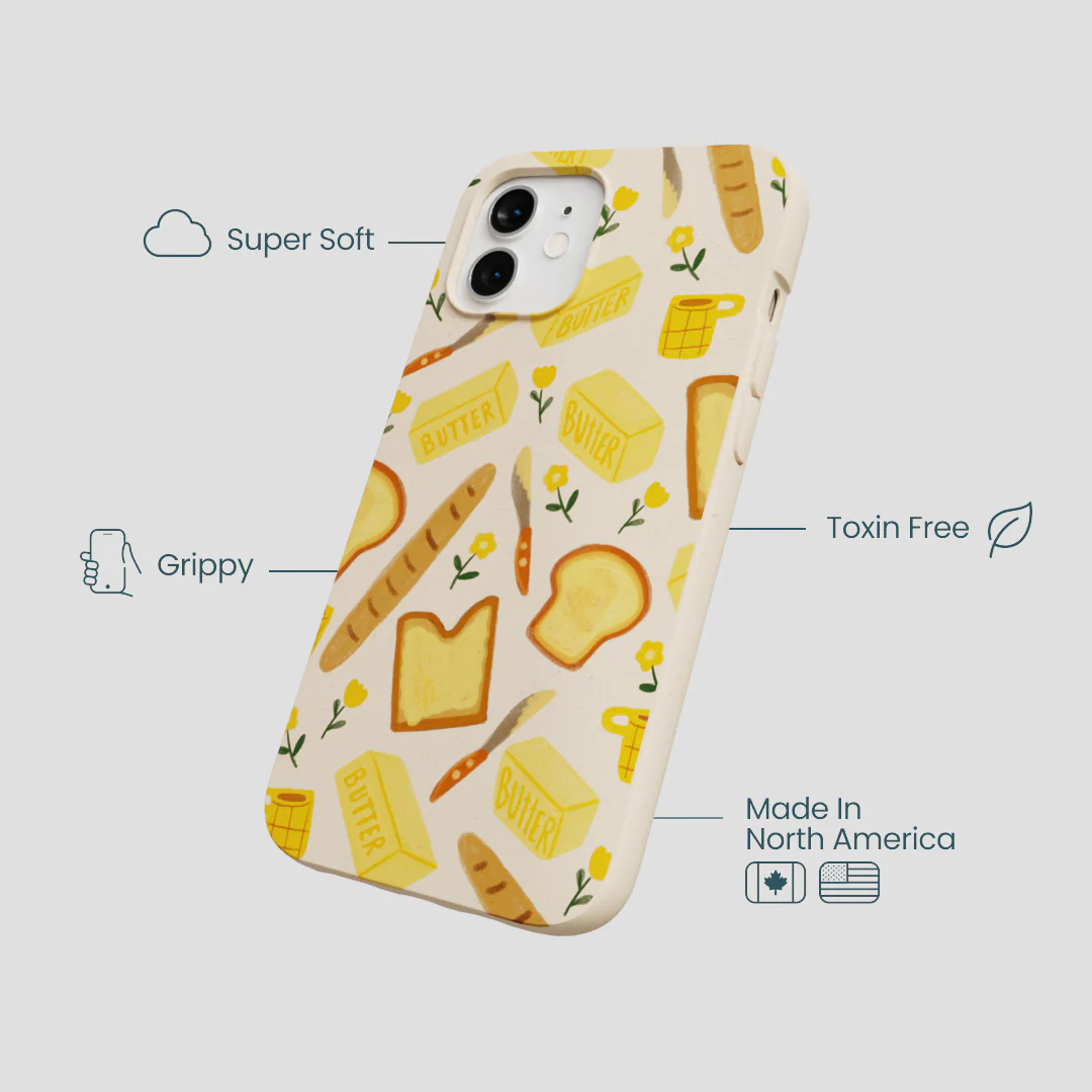 Seashell Toast Garden iPhone 12/ iPhone 12 Pro Case - Image 4
