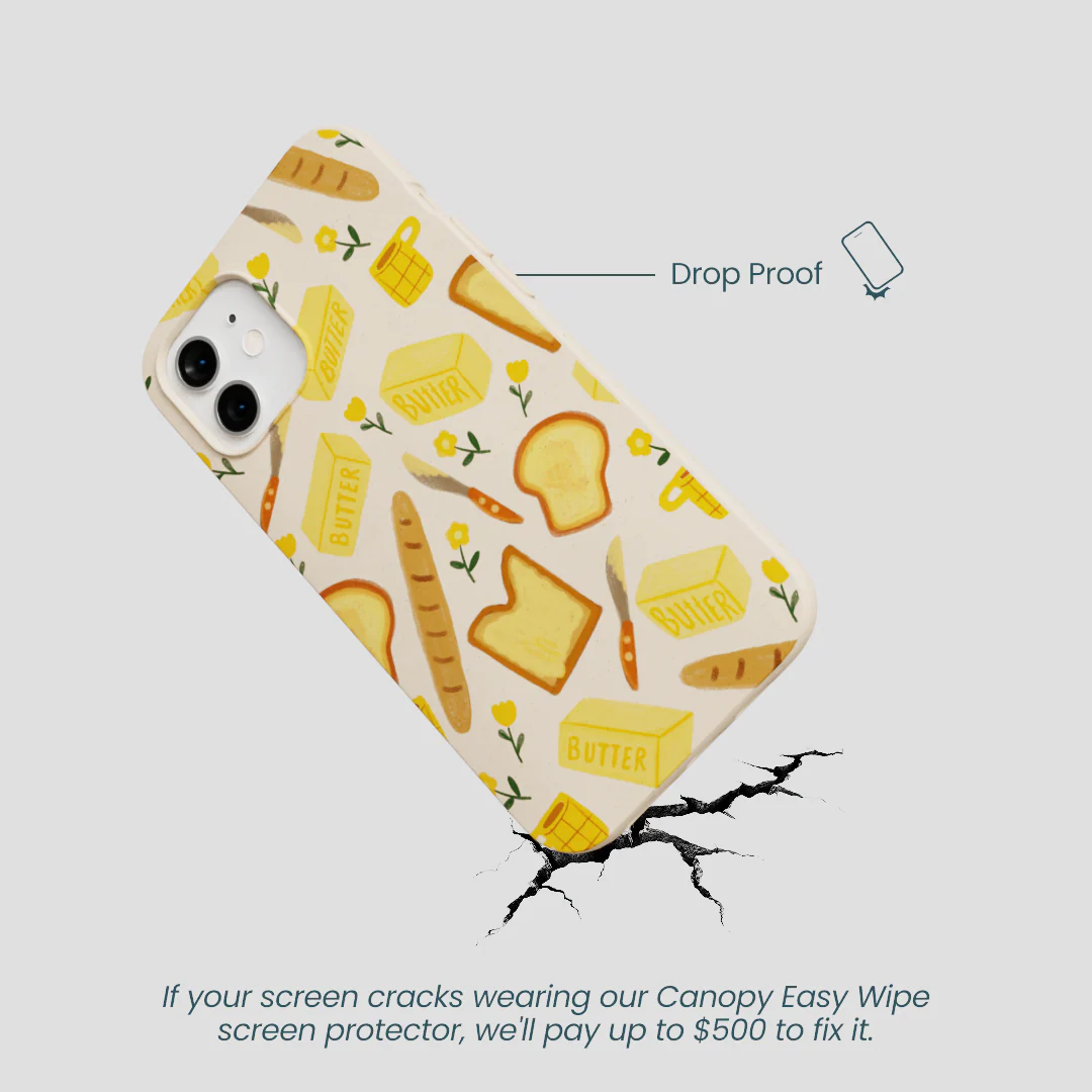 Seashell Toast Garden iPhone 12/ iPhone 12 Pro Case - Image 5