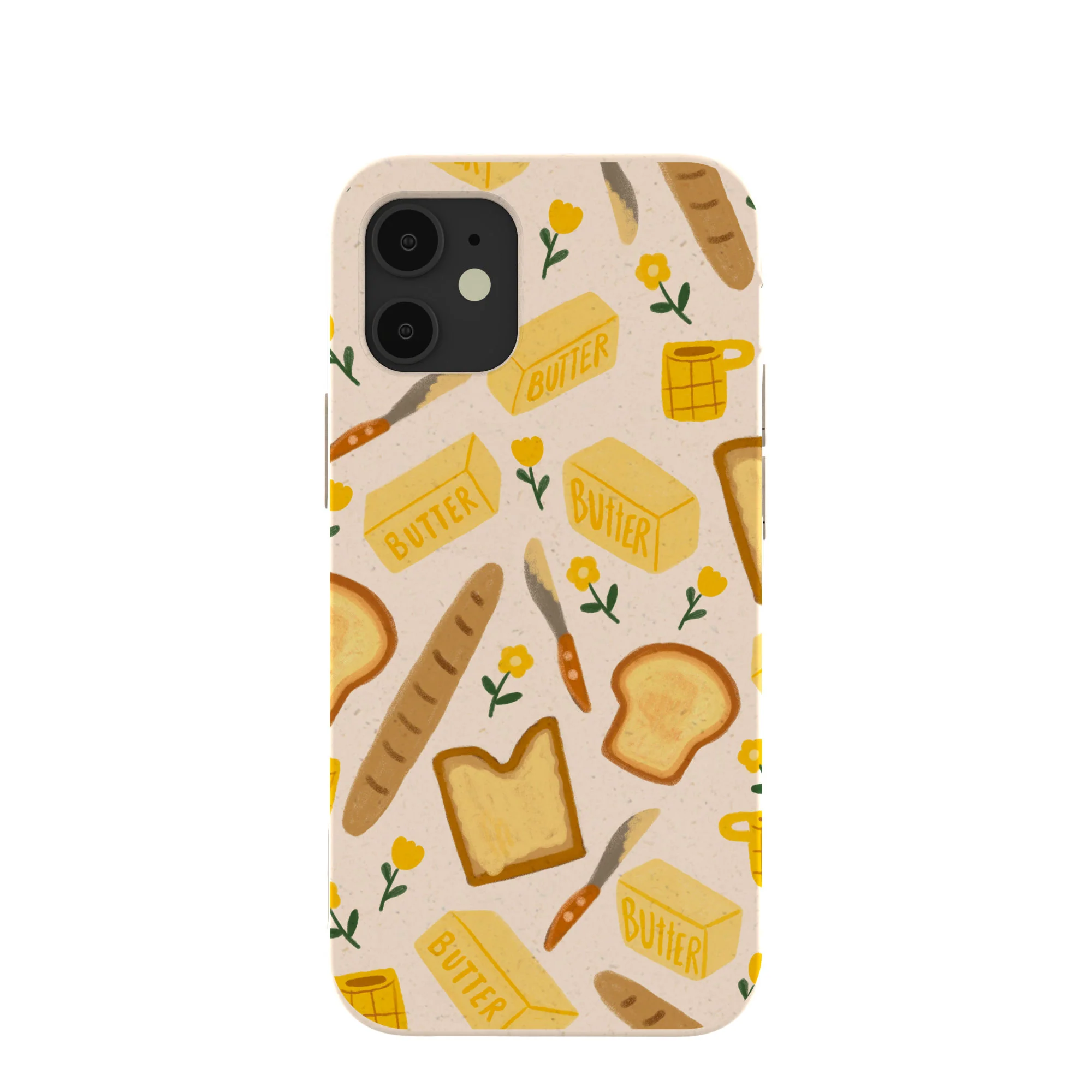 Seashell Toast Garden iPhone 12 Mini Case