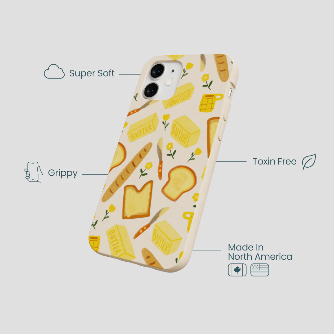 Seashell Toast Garden iPhone 12 Mini Case - Image 4