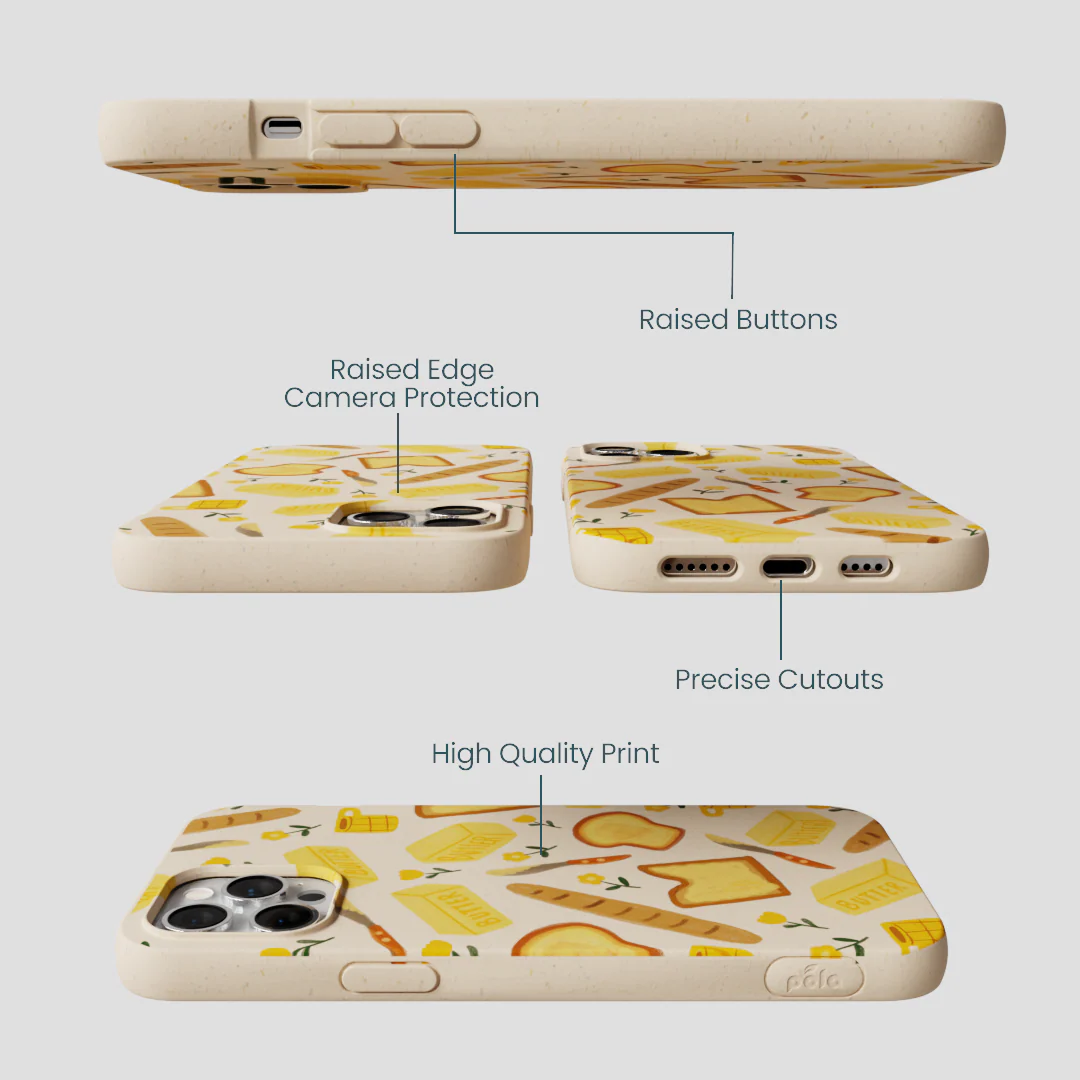Seashell Toast Garden iPhone 12 Pro Max Case - Image 3