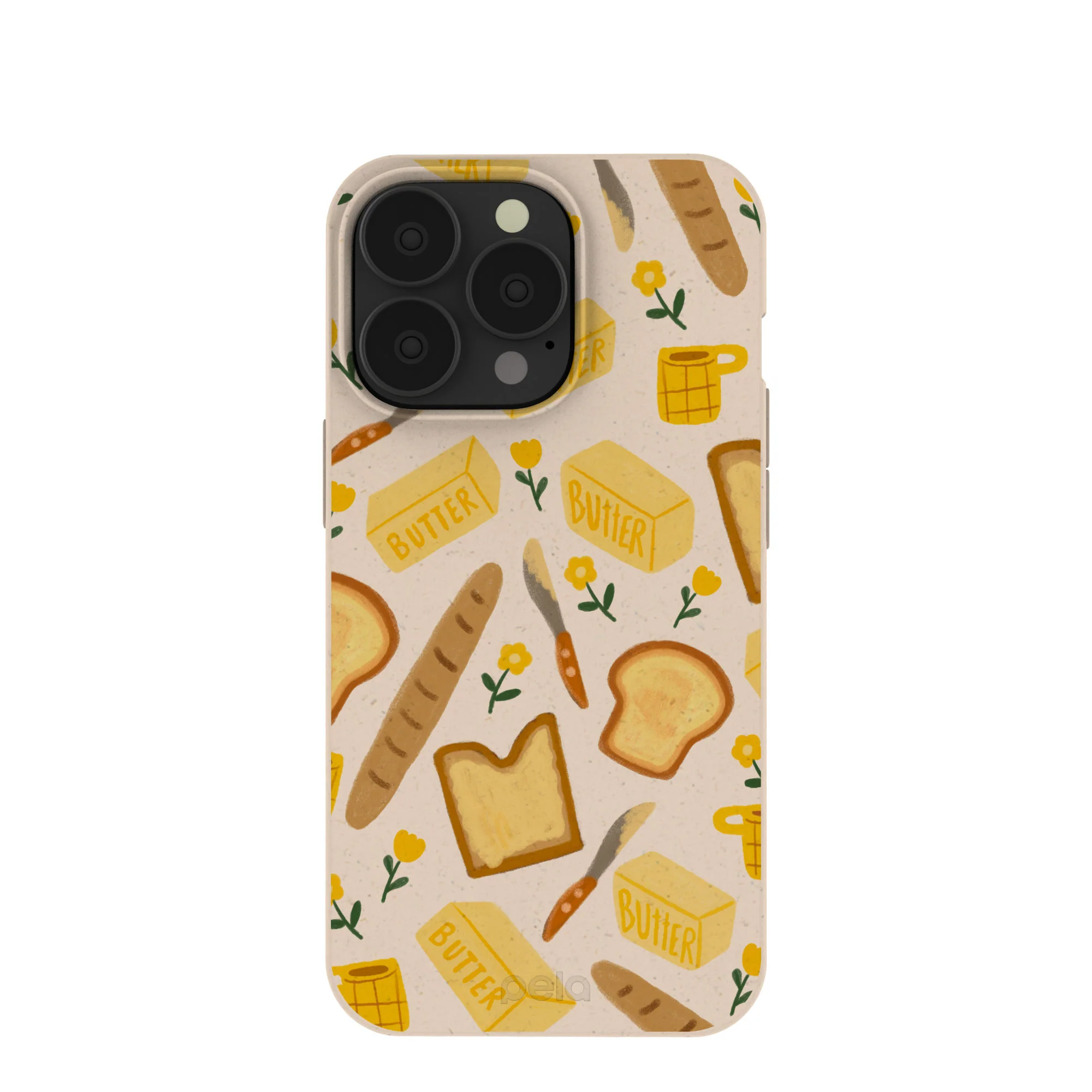 Seashell Toast Garden iPhone 13 Pro Case