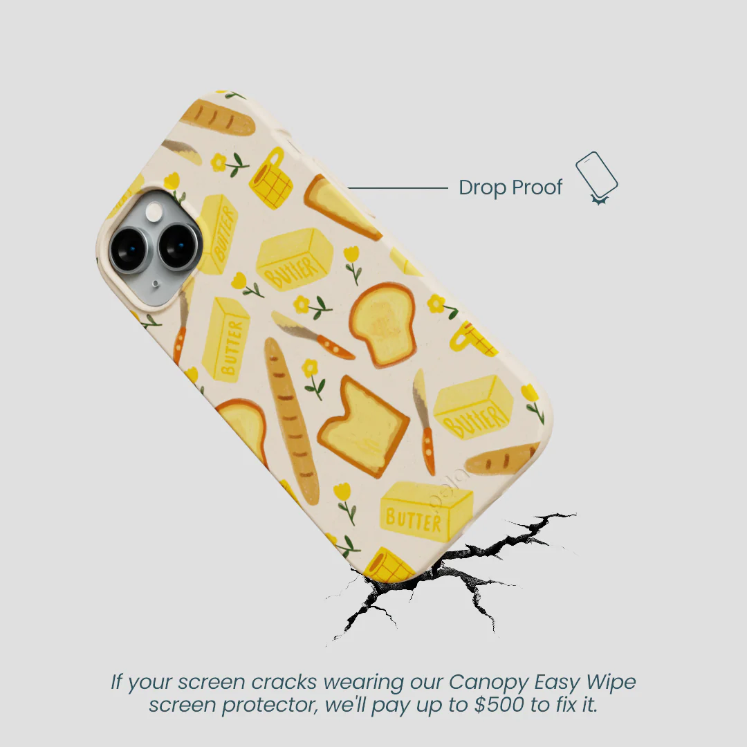 Seashell Toast Garden iPhone 14 Case - Image 5