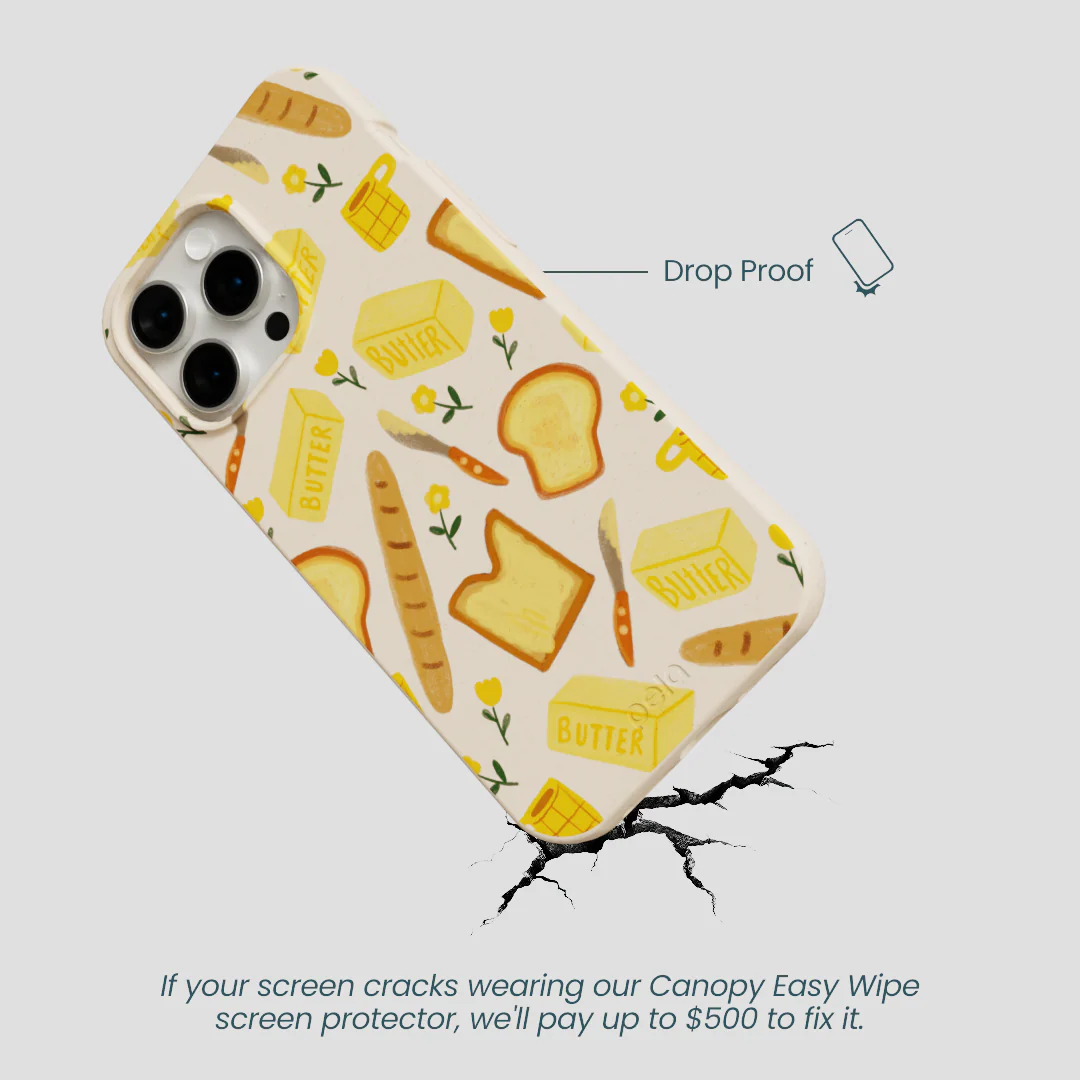 Seashell Toast Garden iPhone 15 Pro Max Case - Image 5