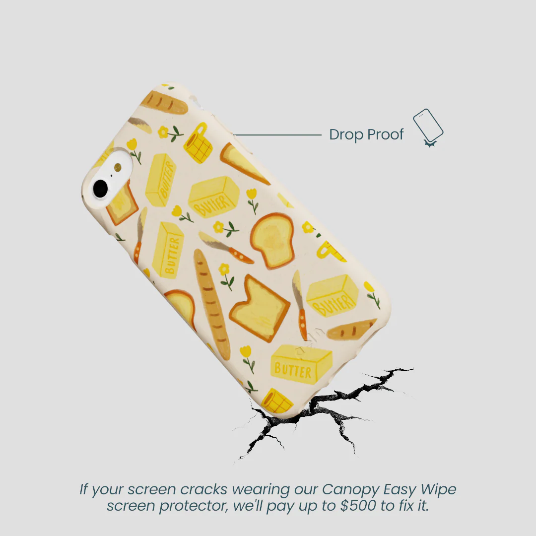 Seashell Toast Garden iPhone 6/6s/7/8/SE Case - Image 5
