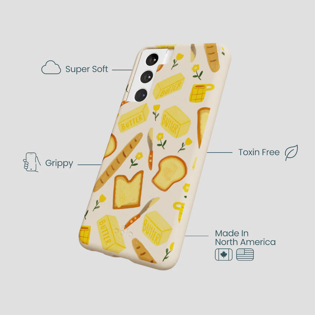 Seashell Toast Garden Samsung Galaxy S21 Case - Image 4