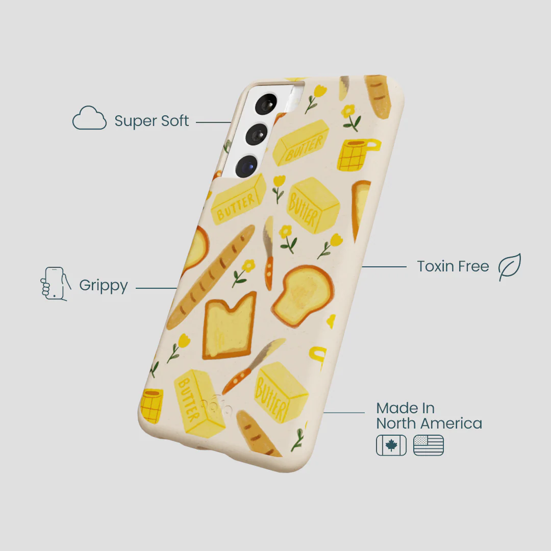 Seashell Toast Garden Samsung Galaxy S22 Case - Image 4