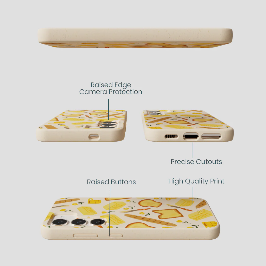 Seashell Toast Garden Samsung Galaxy S23 Case - Image 3