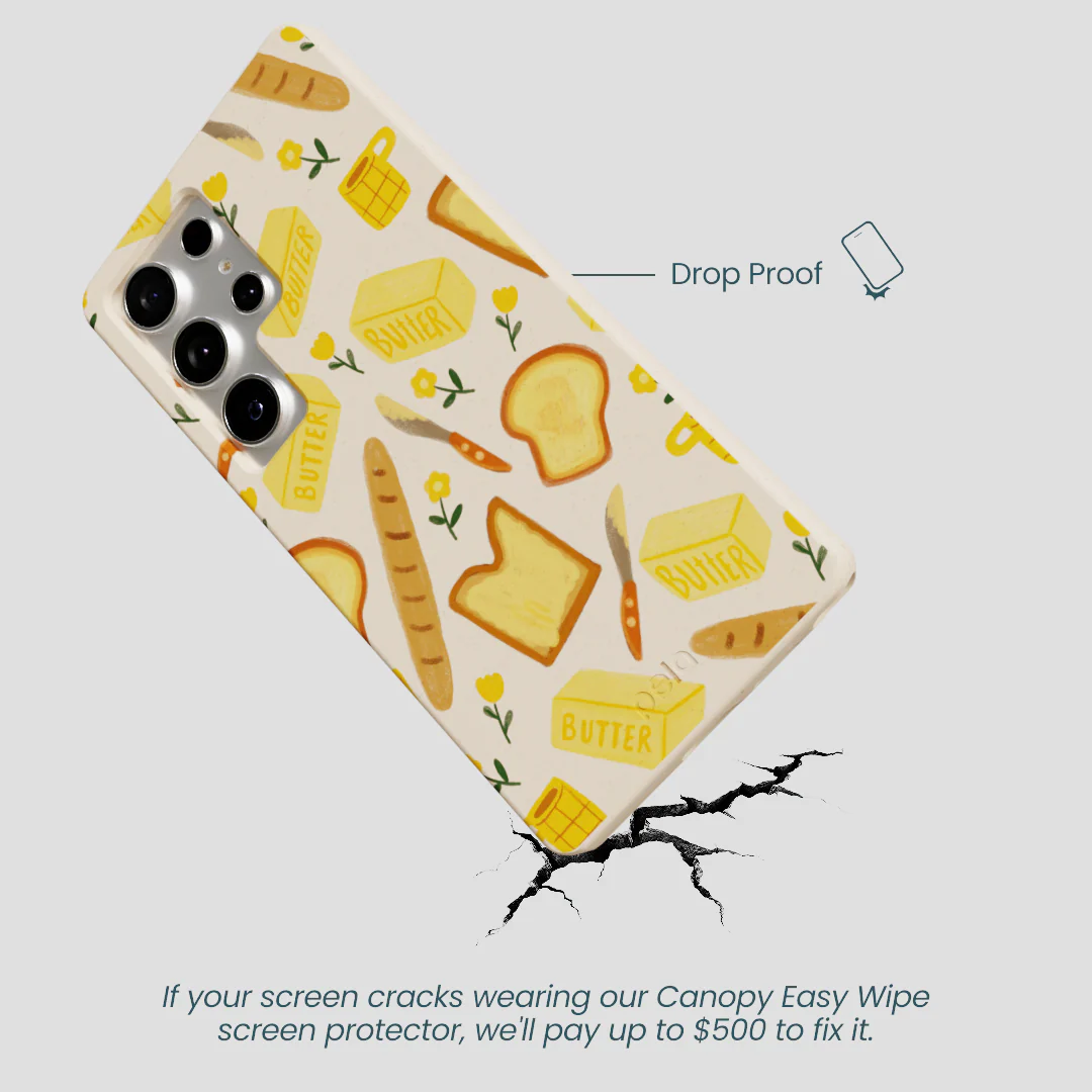 Seashell Toast Garden Samsung Galaxy S25 Ultra Case - Image 5