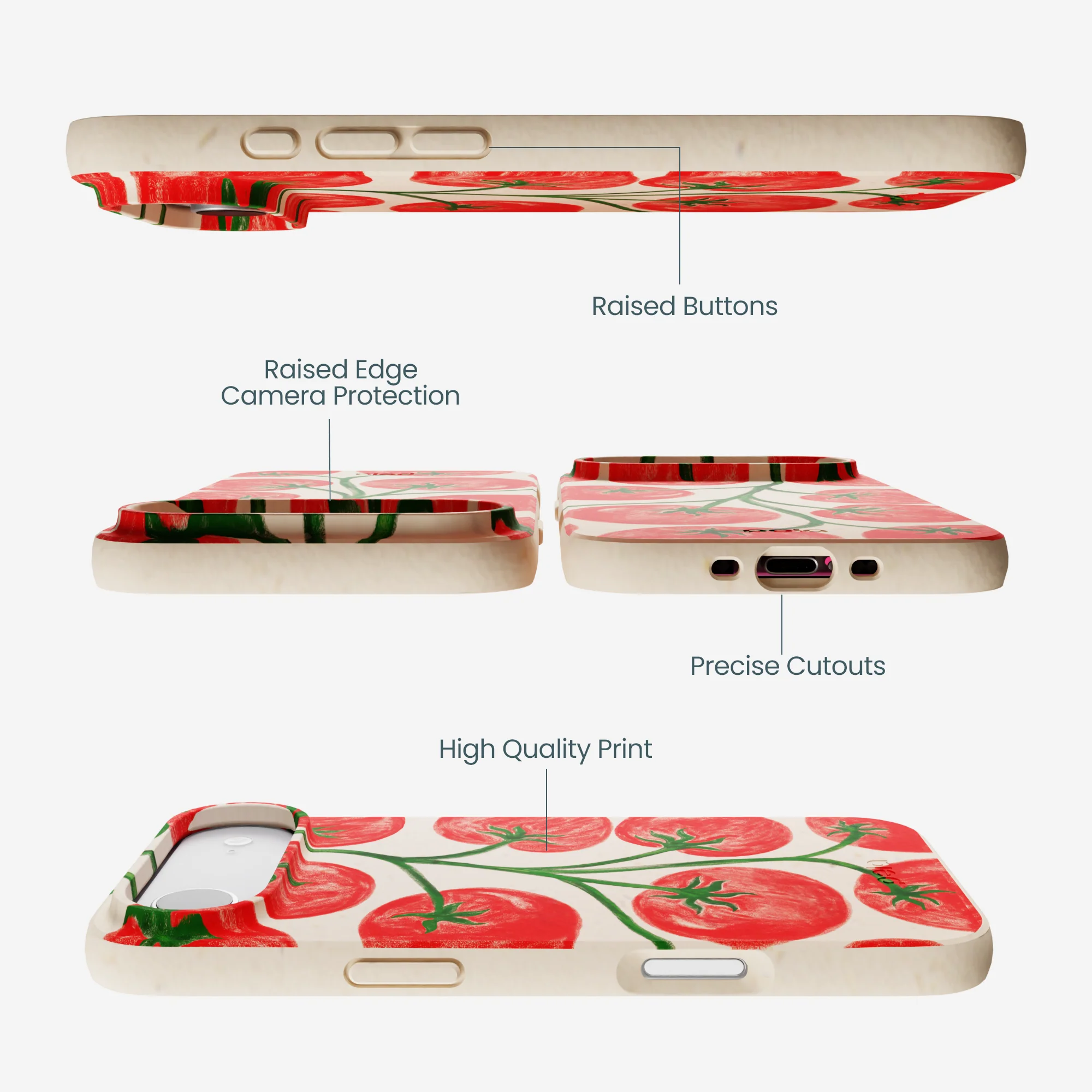 Seashell Tomato Tango iPhone Air Case - Image 3