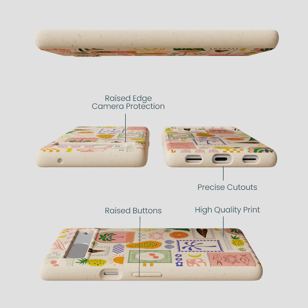 Seashell Tropic Muse Google Pixel 7a Case - Image 3