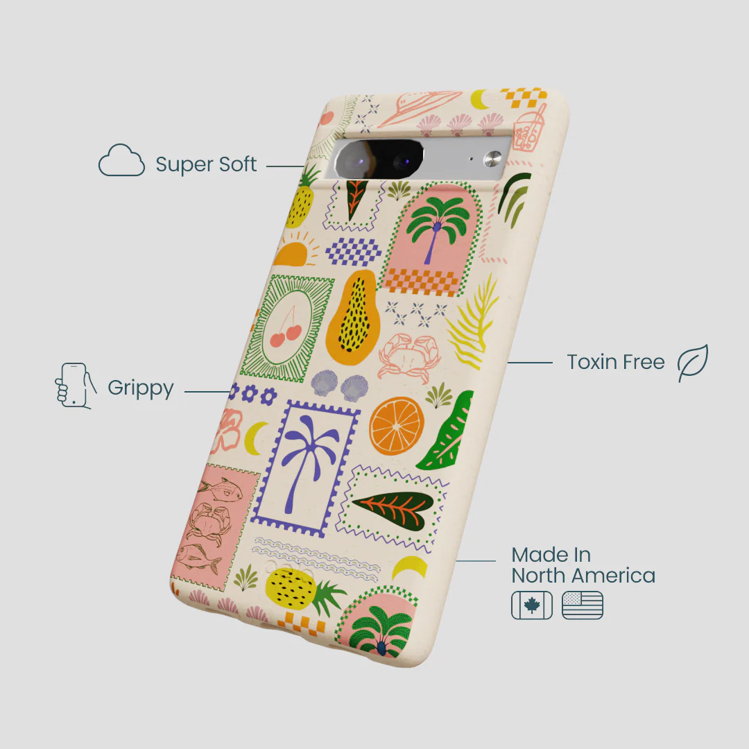 Seashell Tropic Muse Google Pixel 7a Case - Image 4