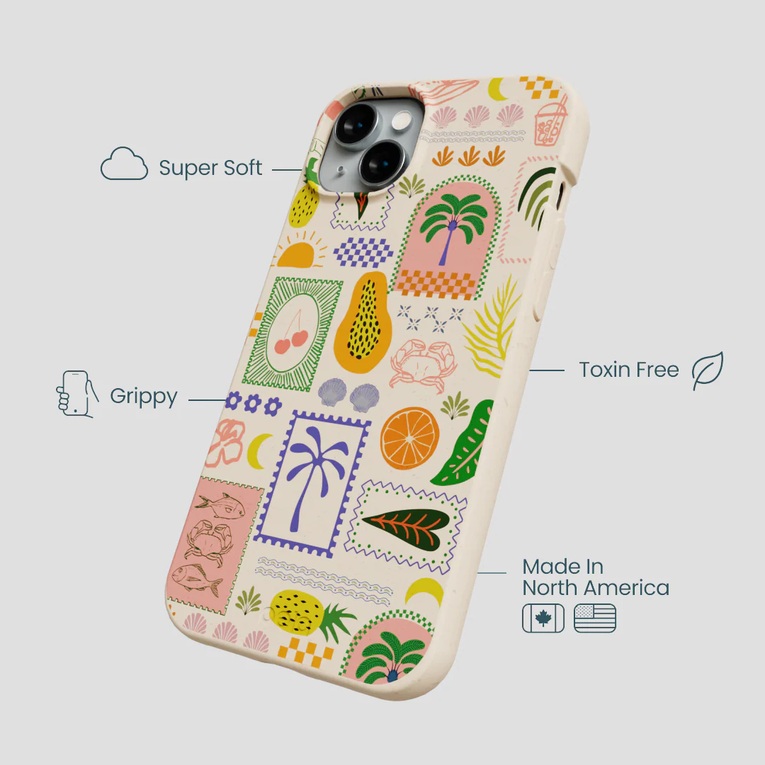 Seashell Tropic Muse iPhone 15 Plus Case - Image 4