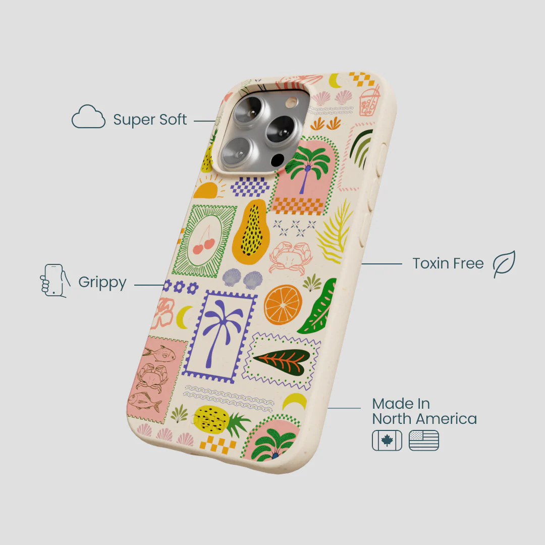 Seashell Tropic Muse iPhone 16 Pro Case - Image 4