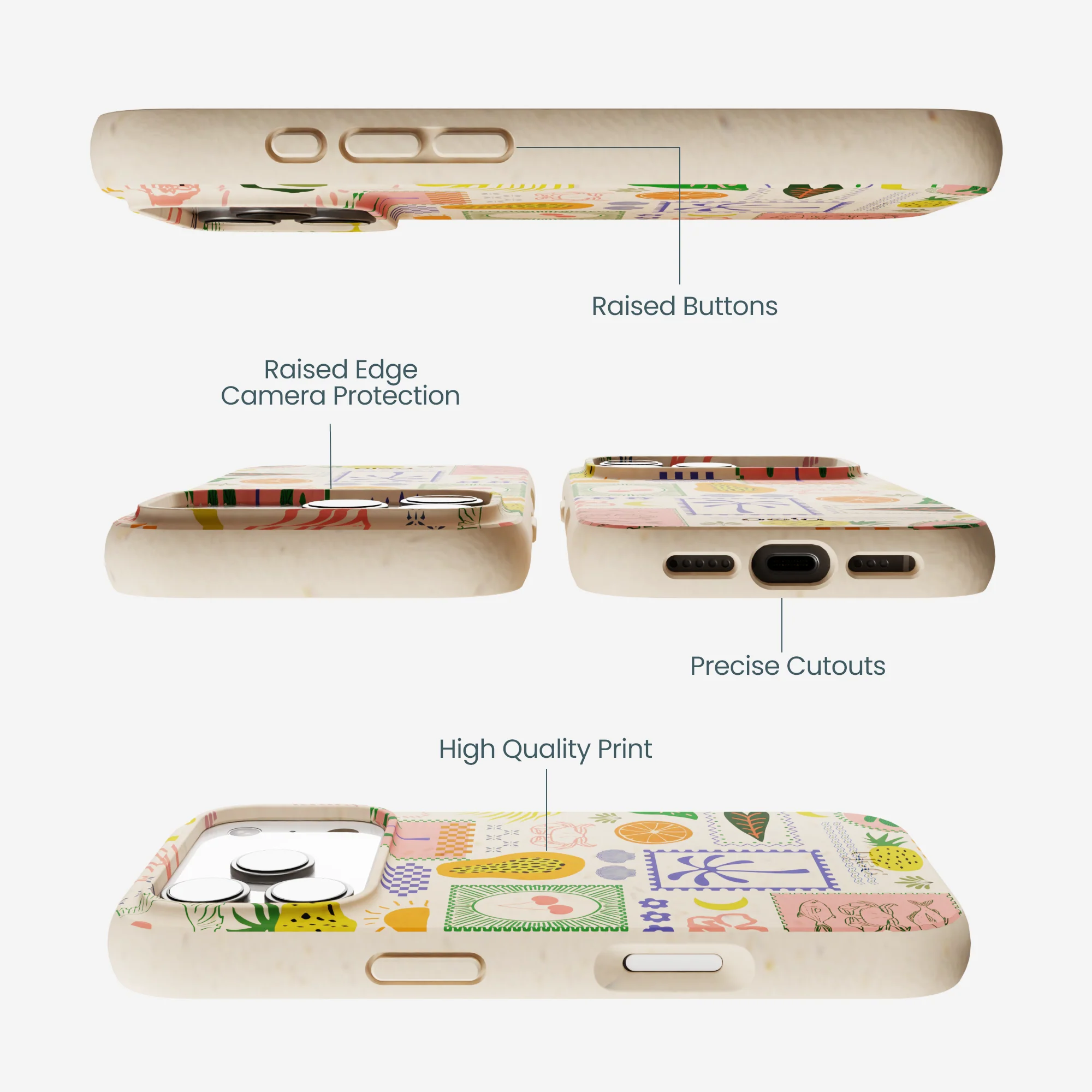 Seashell Tropic Muse iPhone 17 Pro Case - Image 3