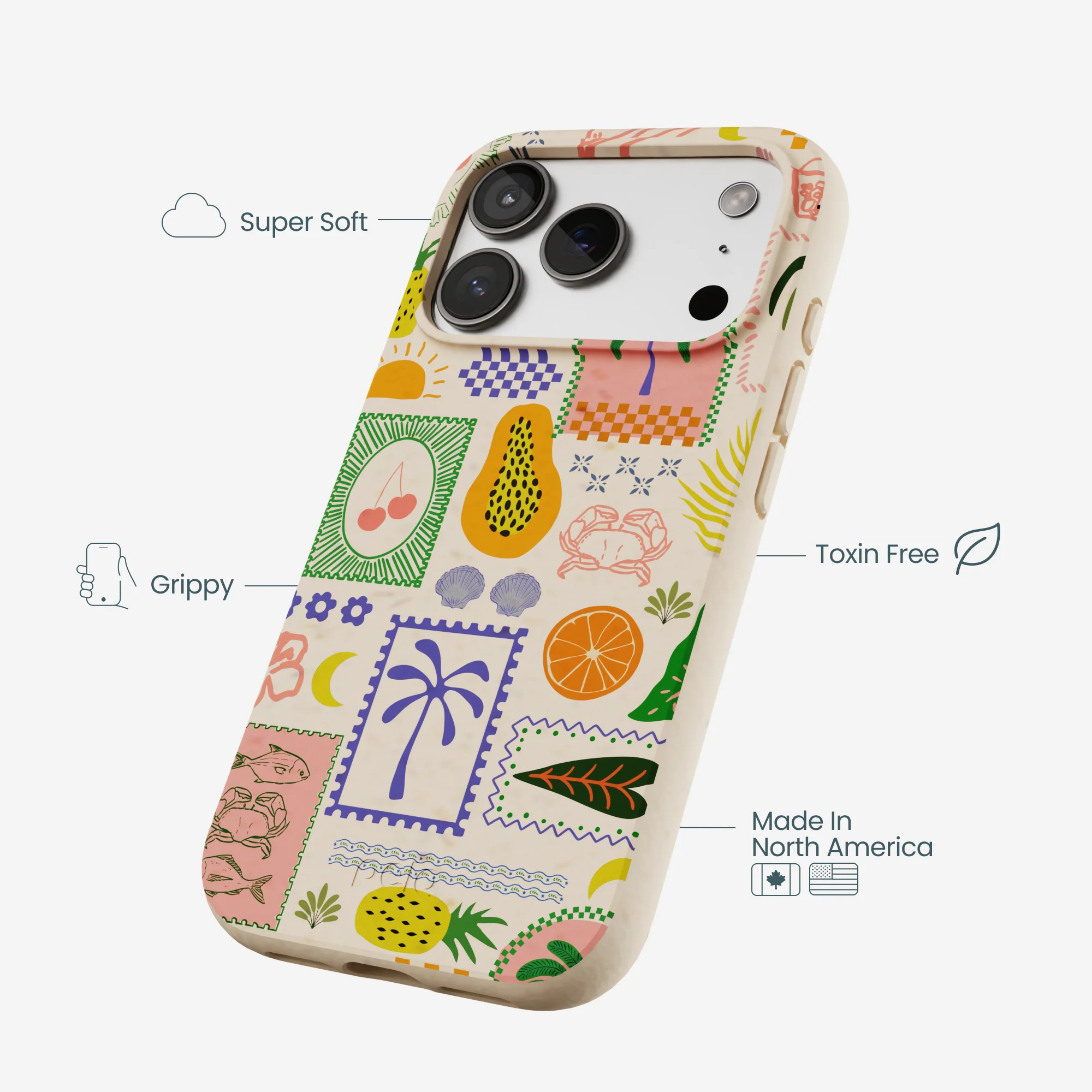Seashell Tropic Muse iPhone 17 Pro Case - Image 4