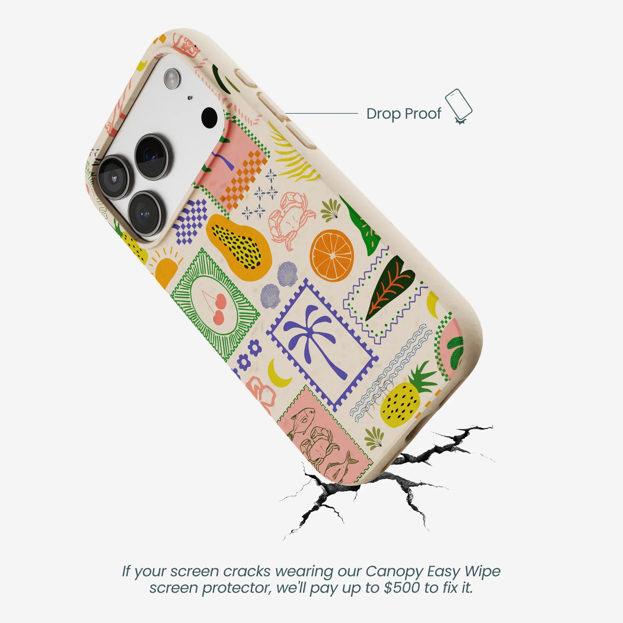 Seashell Tropic Muse iPhone 17 Pro Case - Image 5